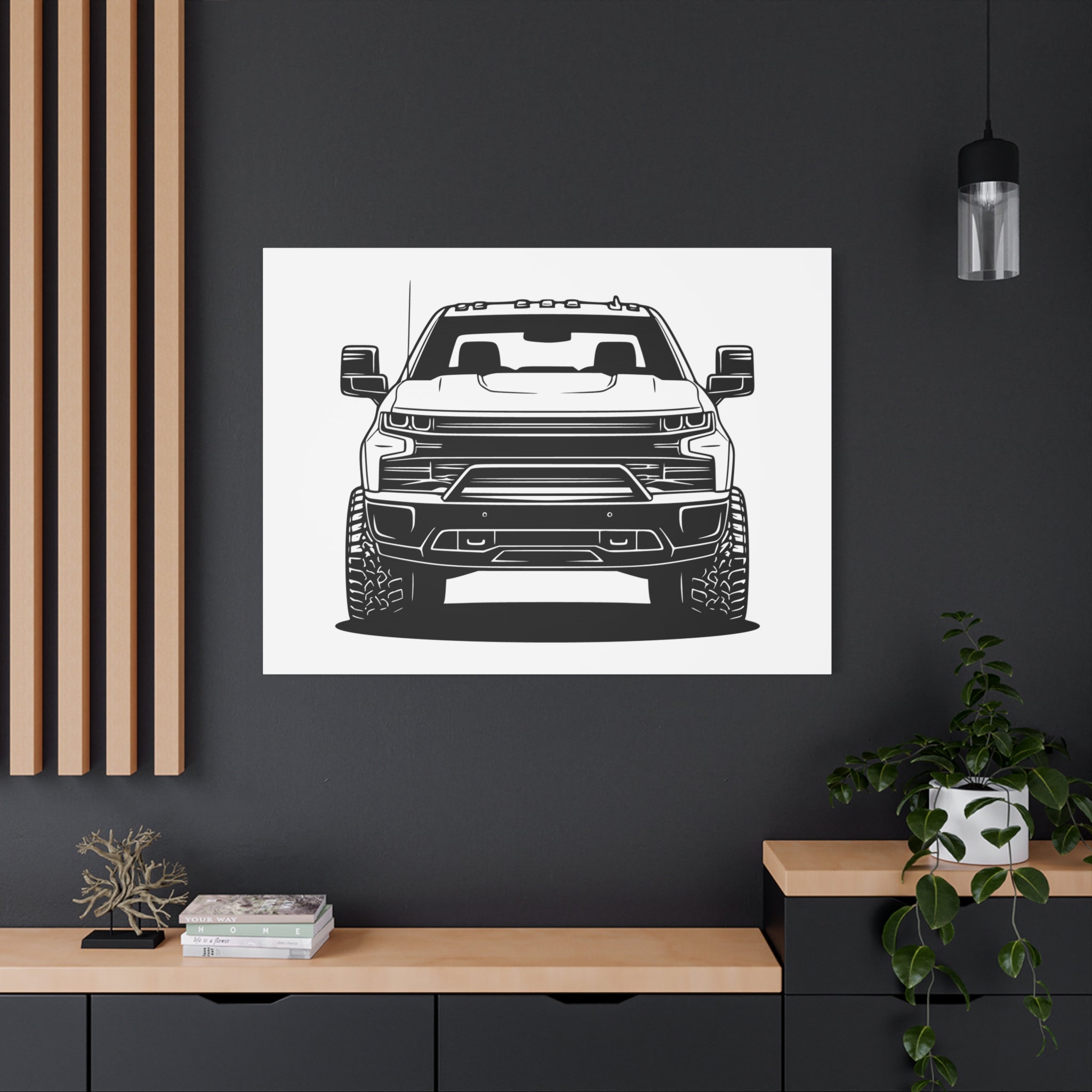 Chevy Silverado Trail Boss (2019+) Canvas Wall Art