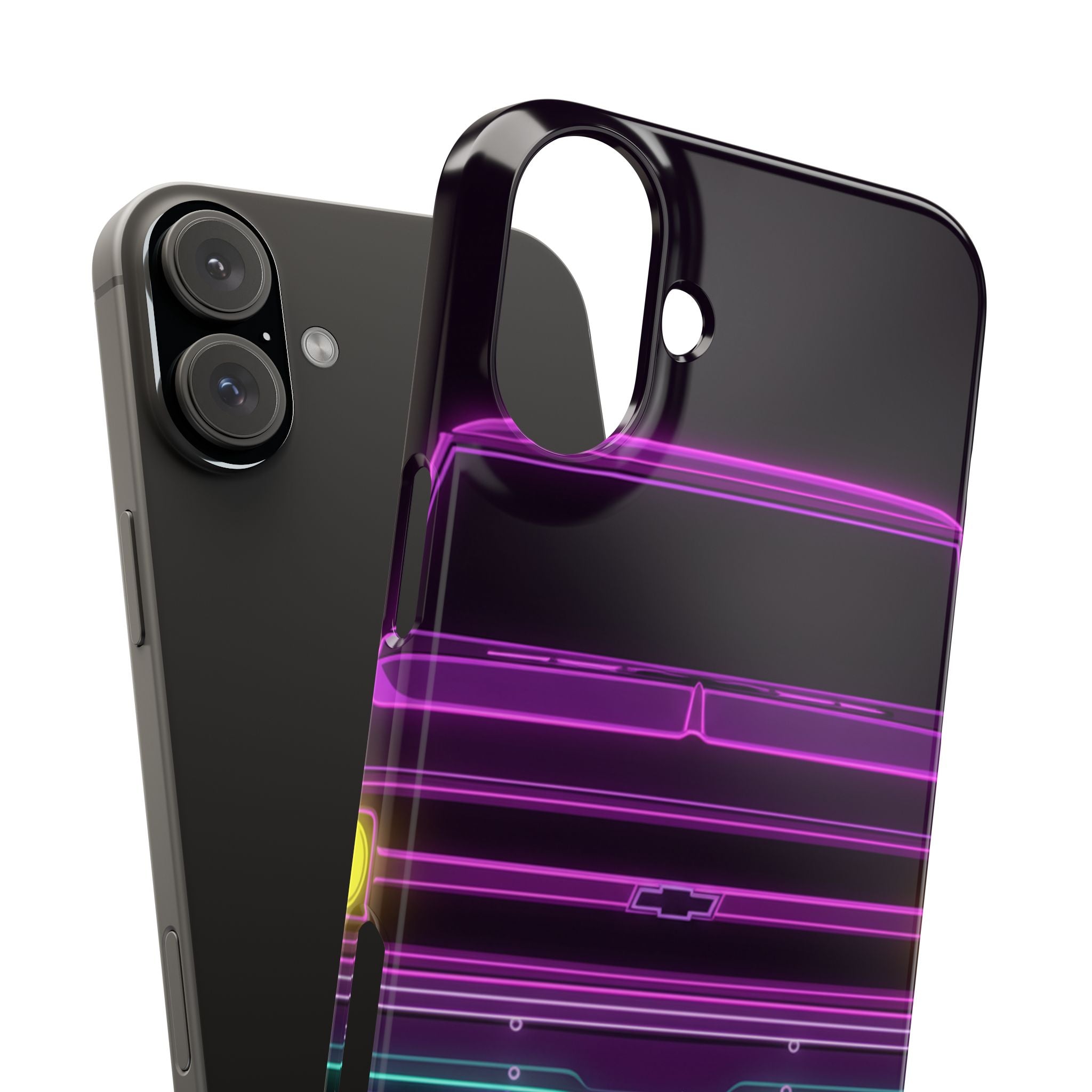 Chevy C10 Pickup (1967-72) Pro-Touring Neon Synthwave Phone Case