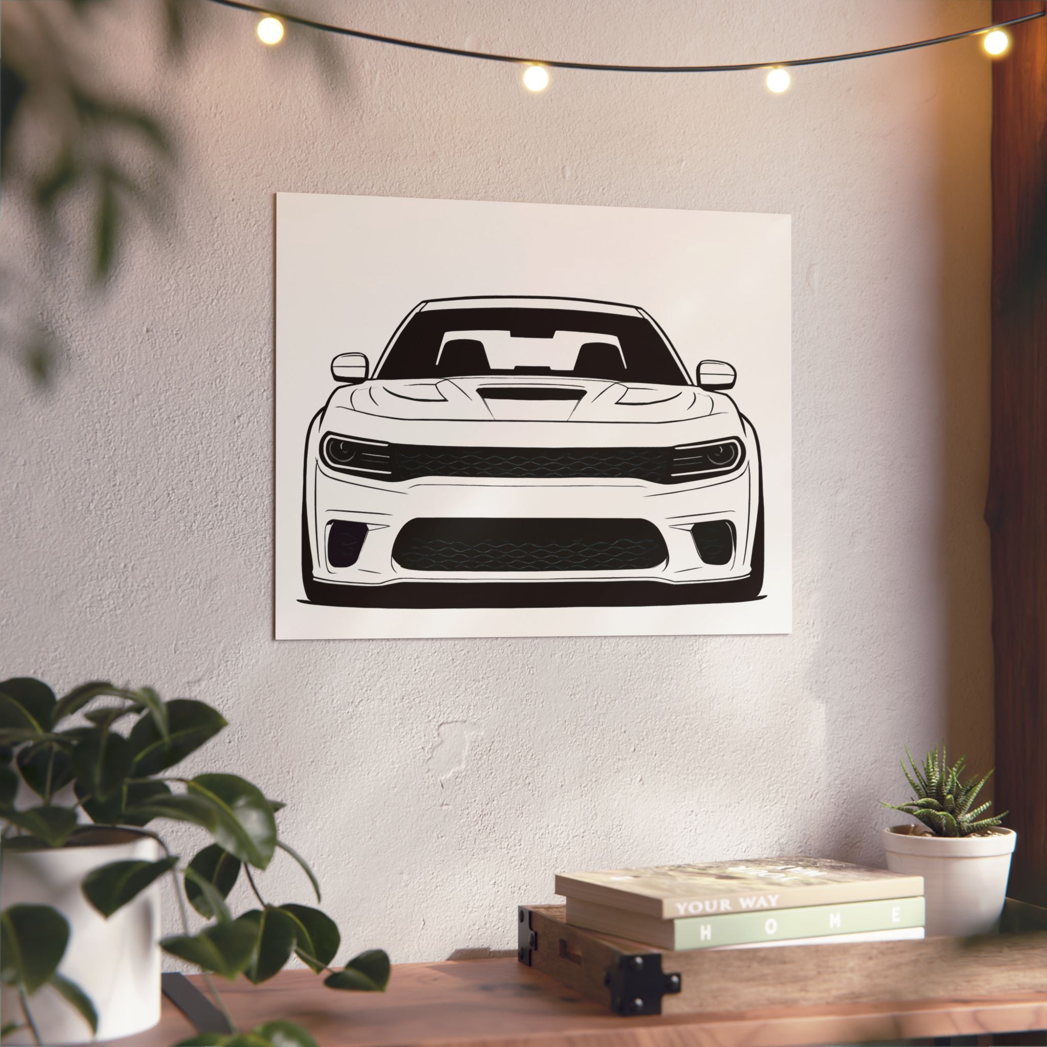 Dodge Charger SRT Hellcat | Metal Wall Sign