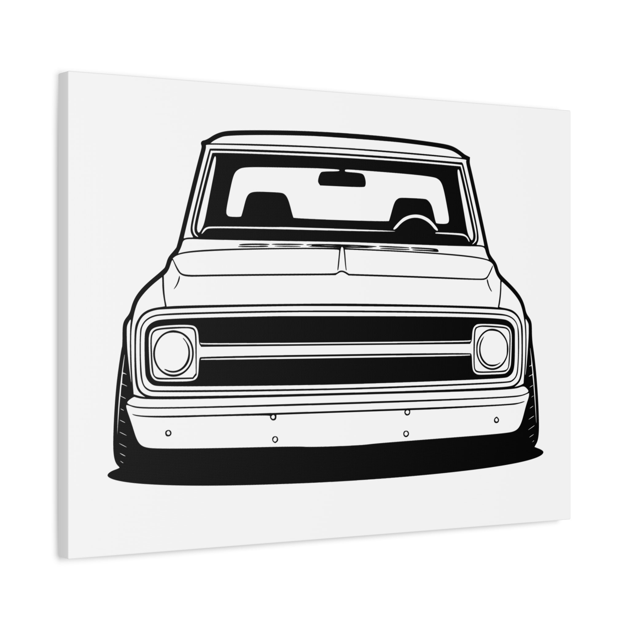 Chevy C10 Pickup (1967-72) Pro-Touring Canvas Wall Art