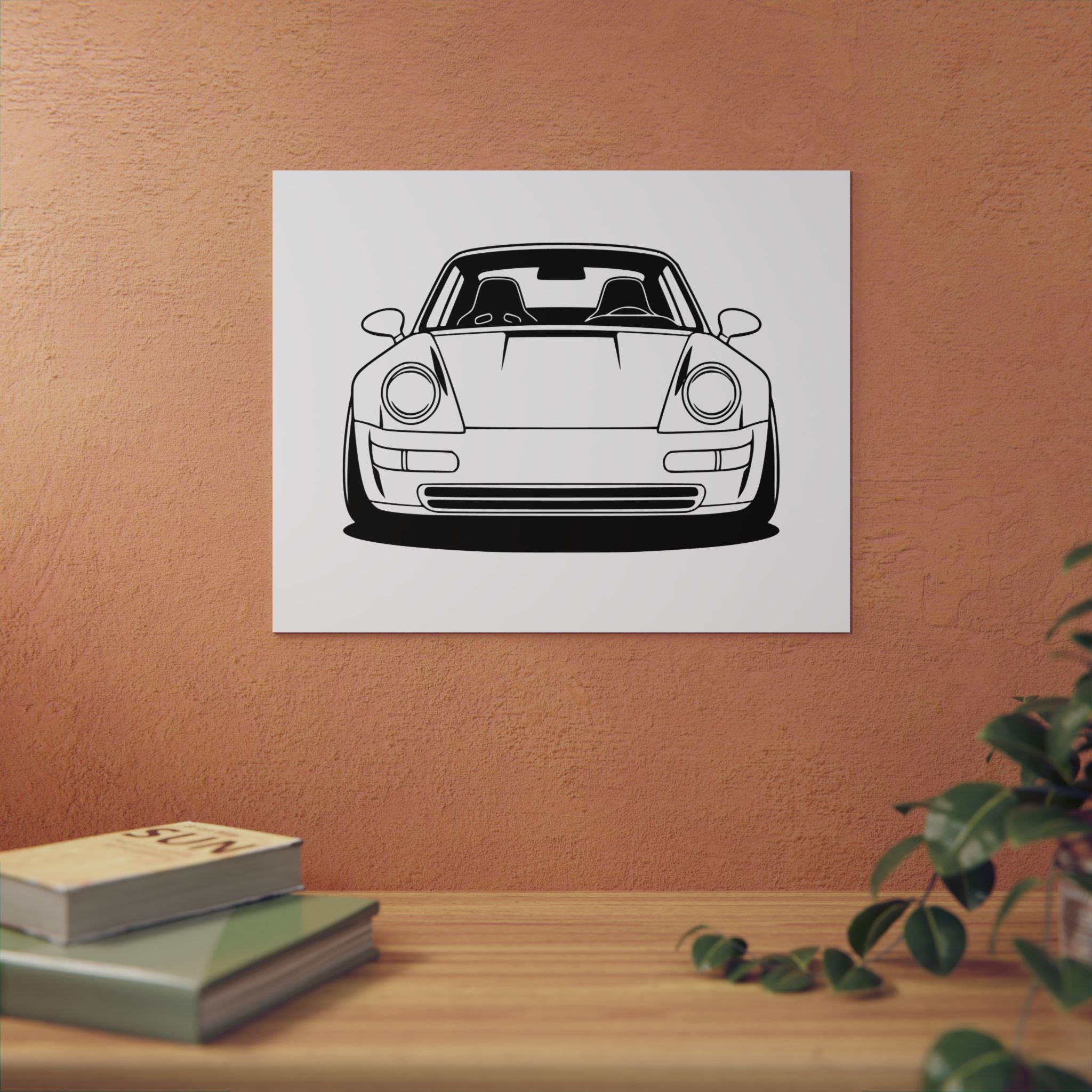 Porsche 964 Singer Metal Wall Sign