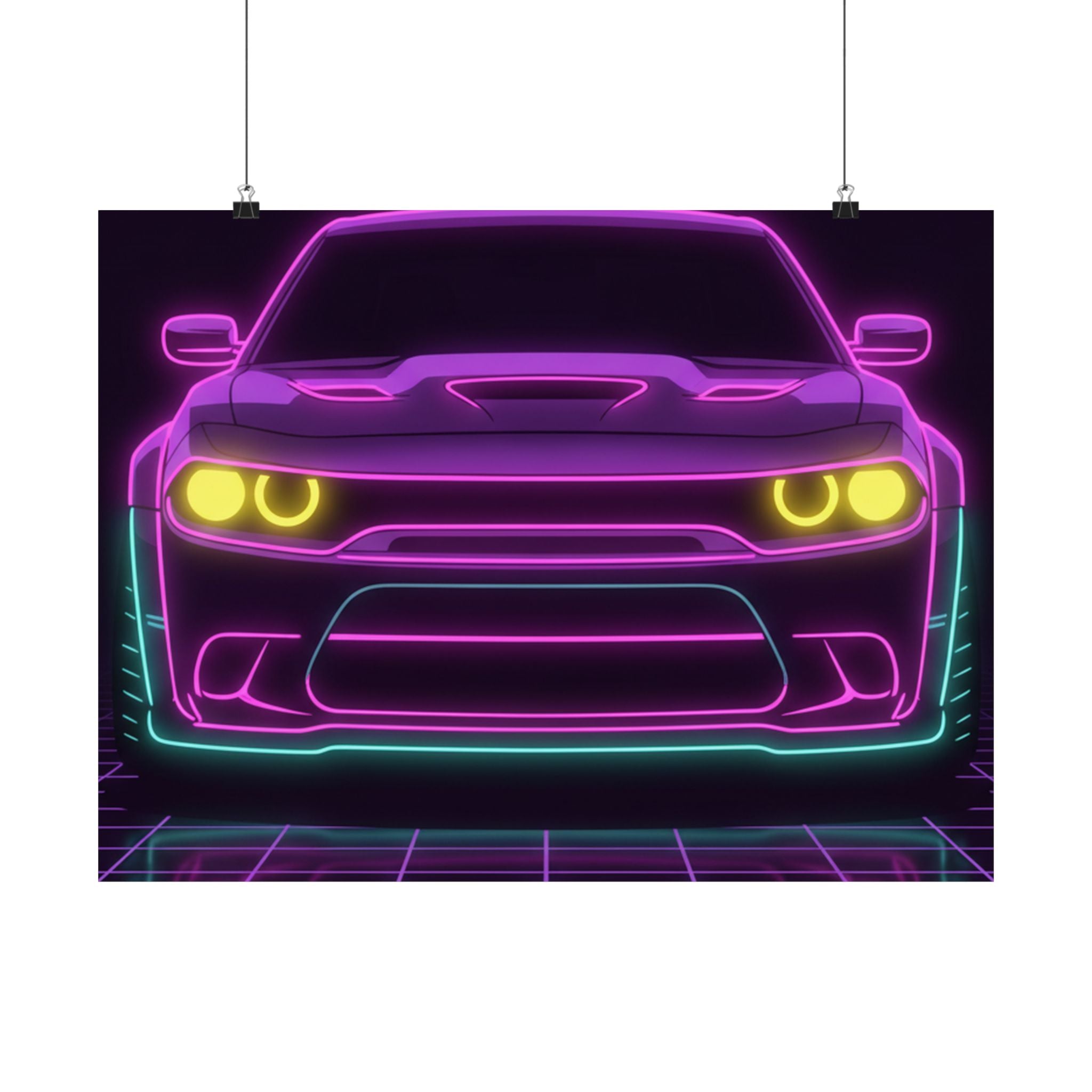 Dodge Challenger SRT Hellcat Poster