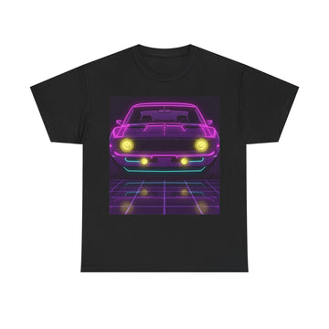 1969 Chevrolet Camaro SS Neon Synthwave Unisex Tee