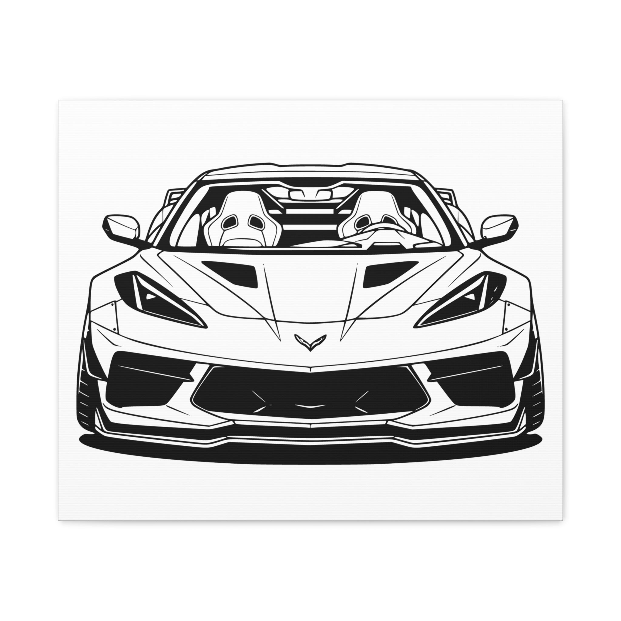 Corvette C8 (2020+) Canvas Wall Art