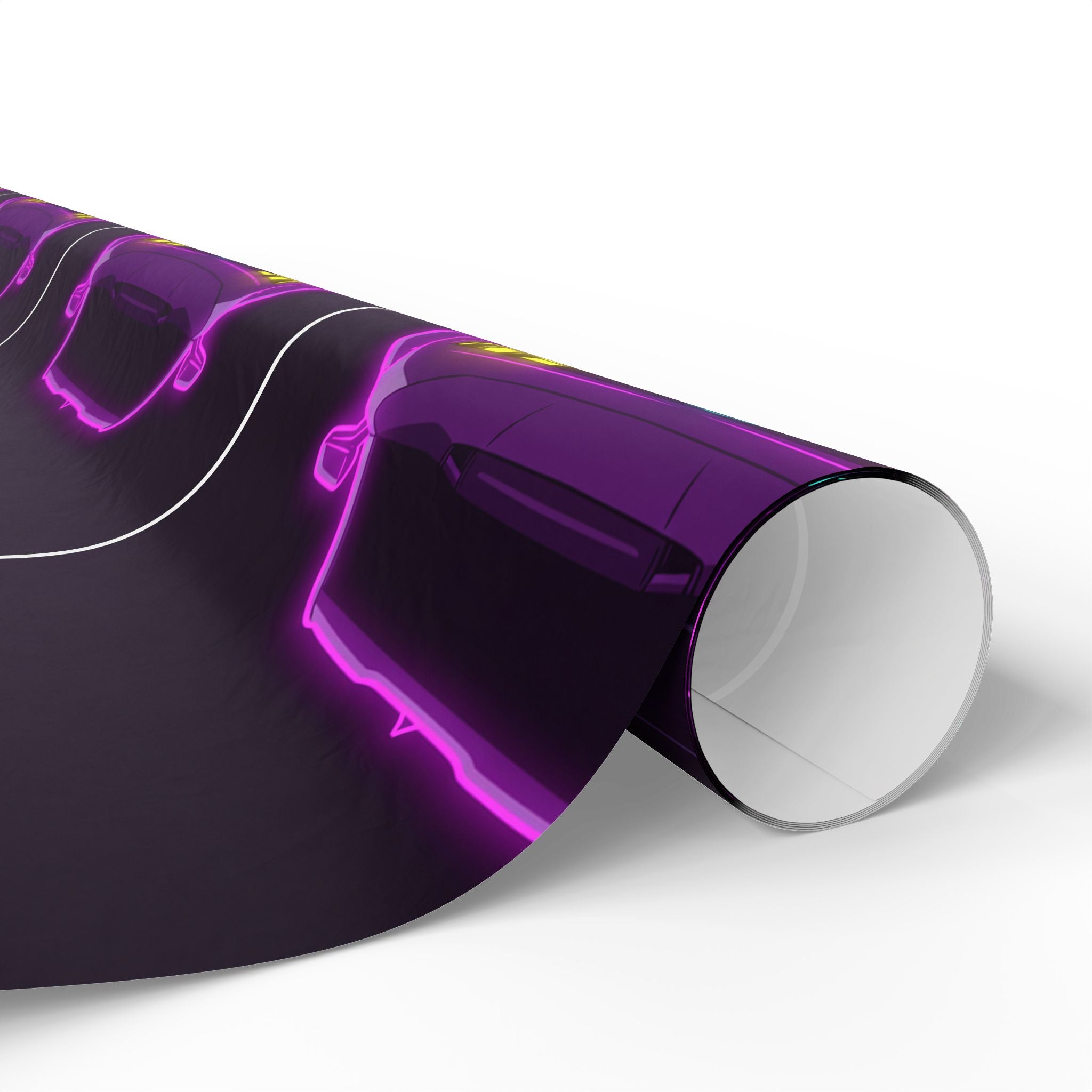 Chevrolet Camaro ZL1 Neon Synthwave Gift Wrapping Paper