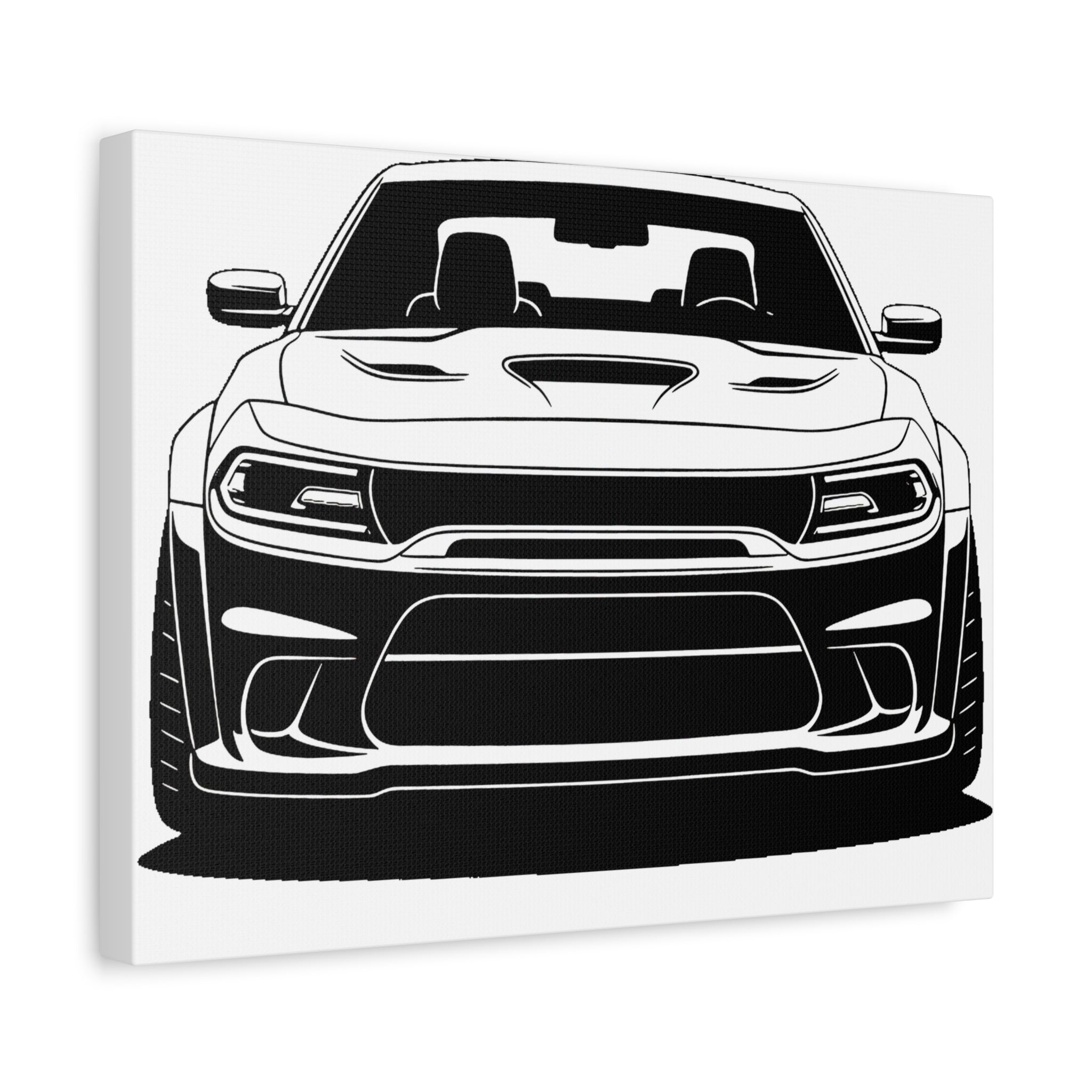 Dodge Challenger SRT Hellcat Canvas Wall Art