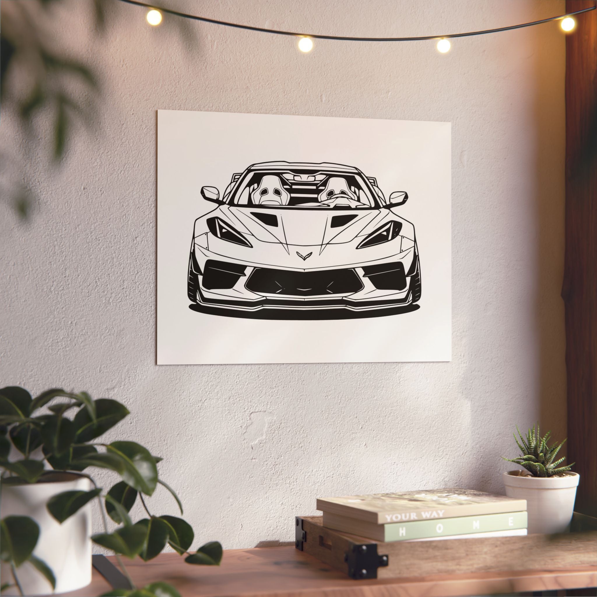 Corvette C8 (2020+) Metal Wall Sign