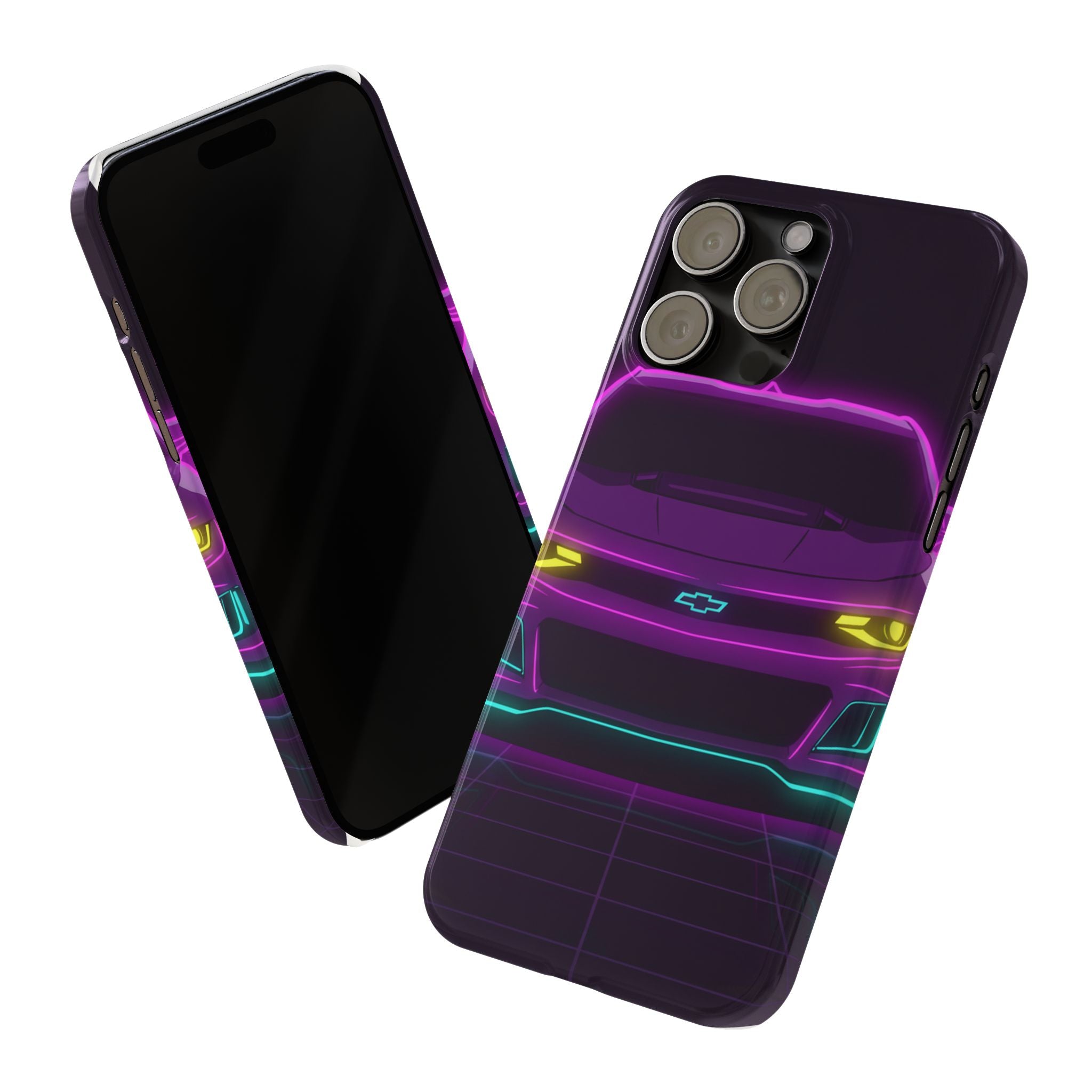 Chevrolet Camaro ZL1 Neon Synthwave Phone Case