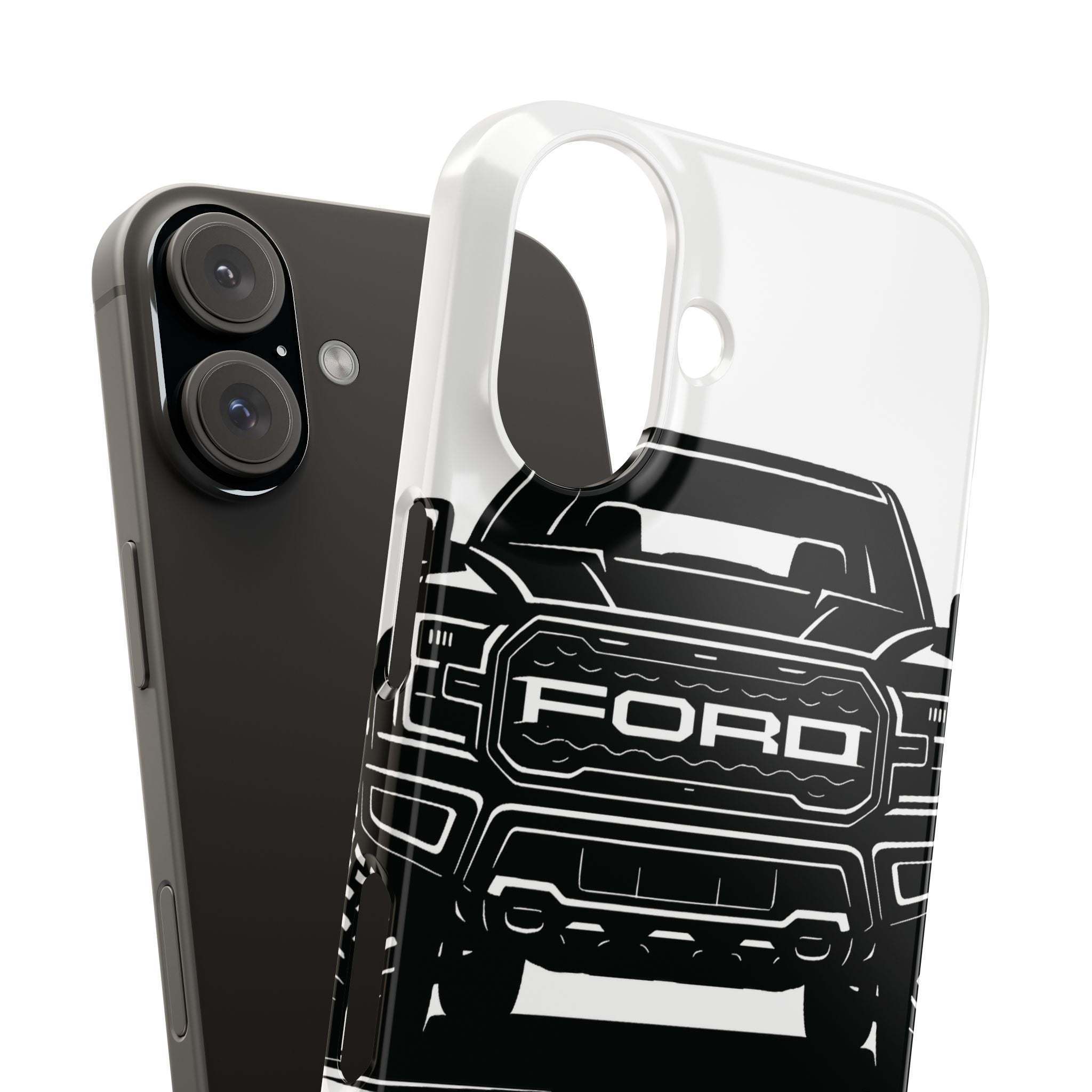 Ford Raptor (Gen 3) Slim Phone Case Greyscale