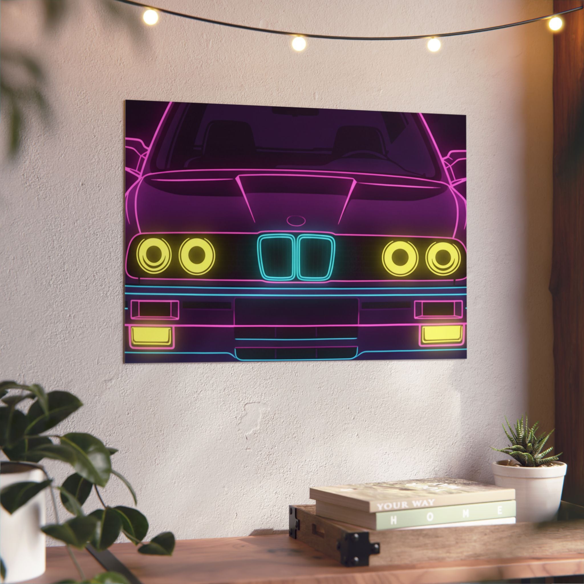 BMW E30 Metal Wall Sign