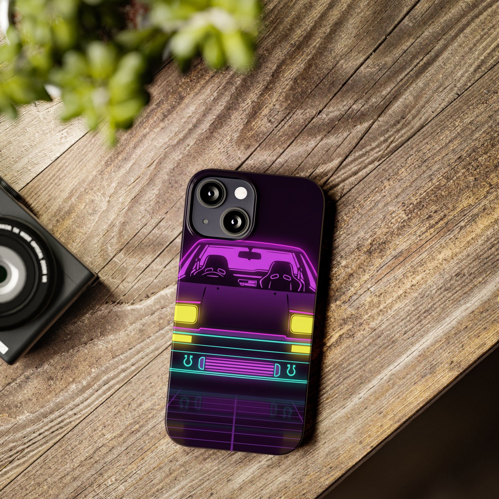 Toyota AE86 (1983-87) Neon Synthwave Phone Case