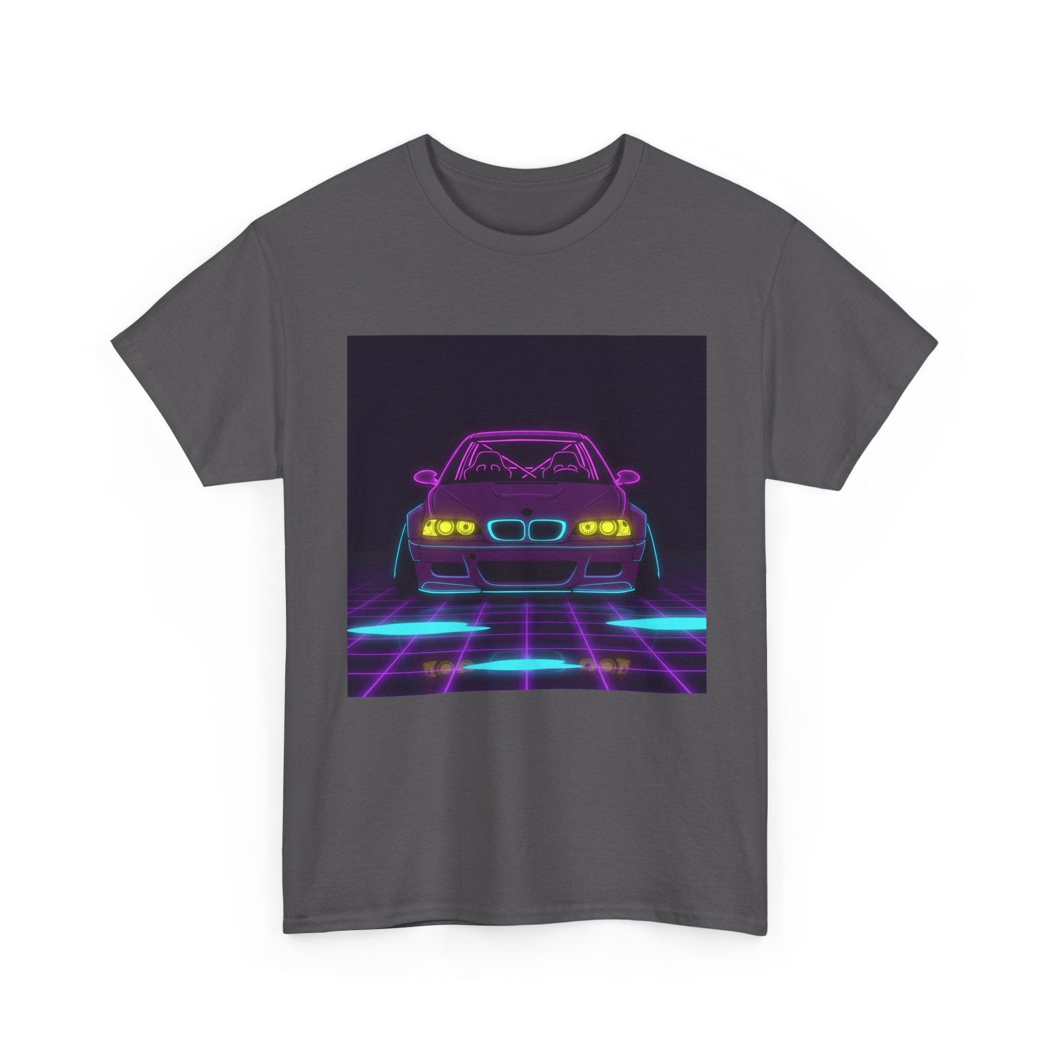 BMW E46 M3 (2000-06) Neon Synthwave Unisex Tee