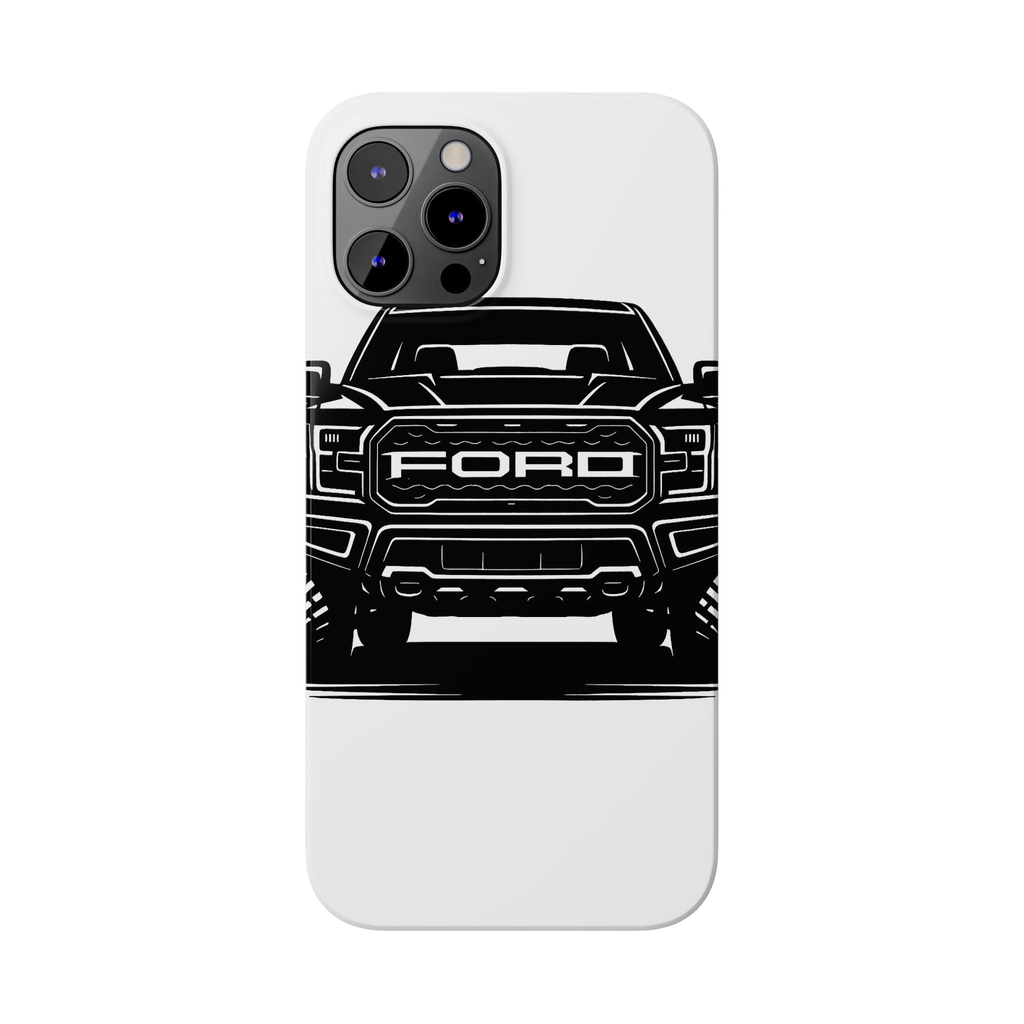 Ford Raptor (Gen 3) Slim Phone Case Greyscale
