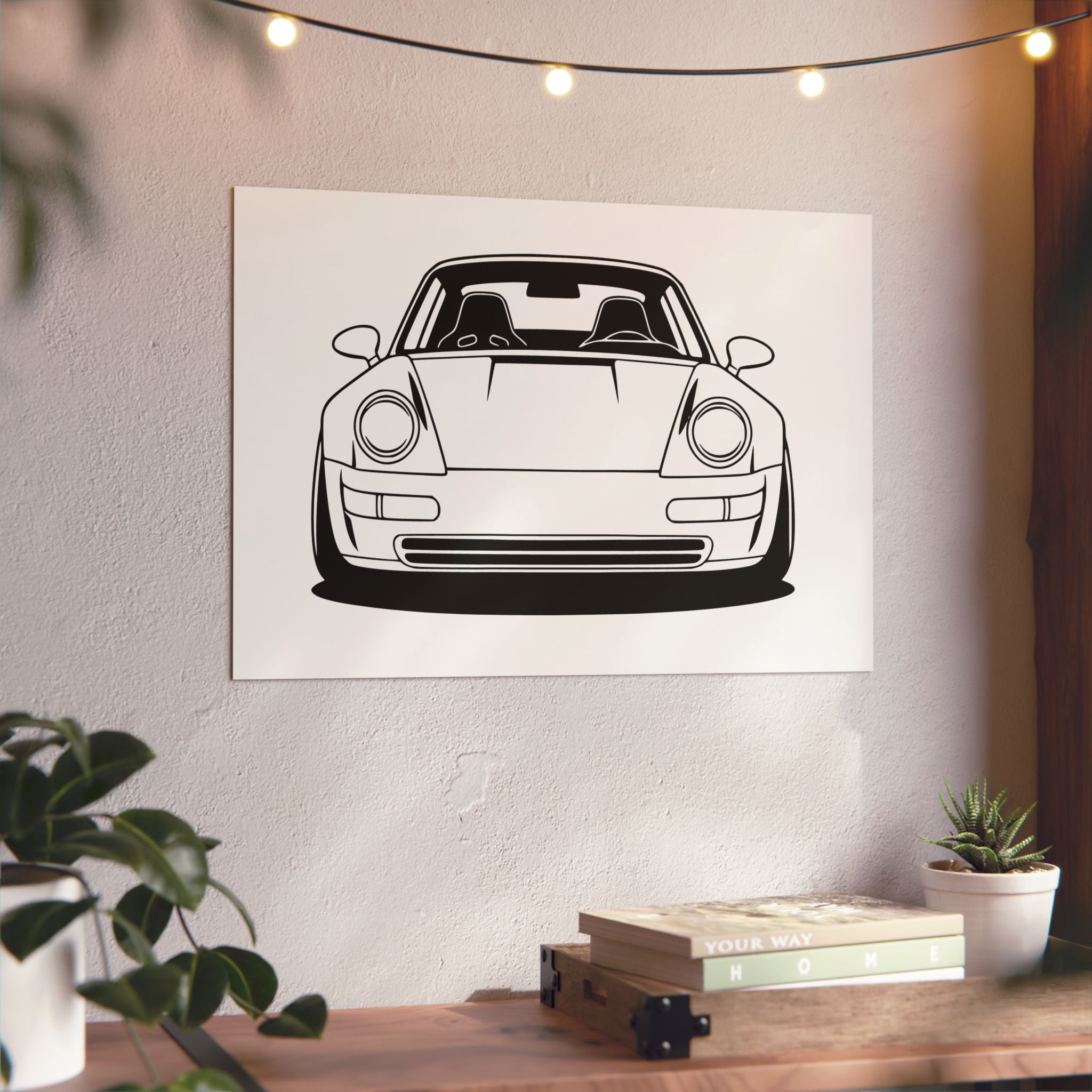 Porsche 964 Singer Metal Wall Sign