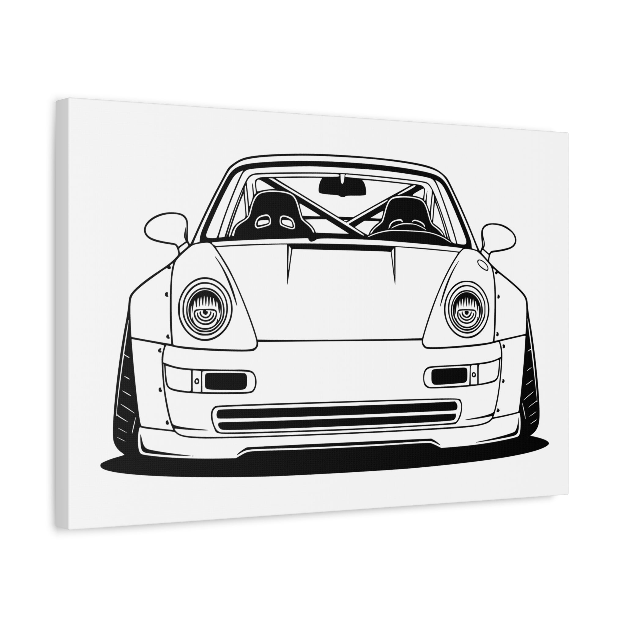 Porsche 964 Turbo Canvas Wall Art