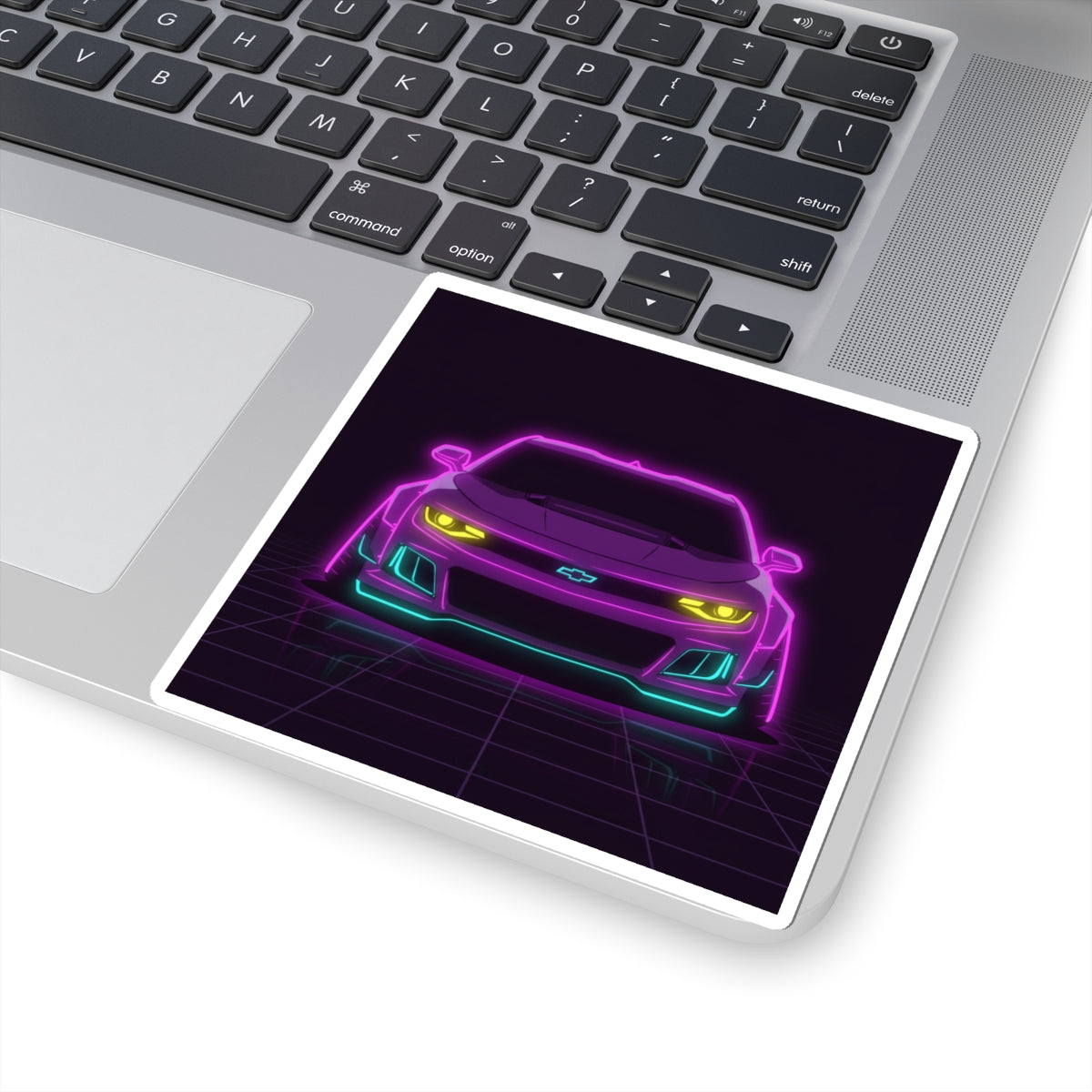 Chevrolet Camaro ZL1 Neon Synthwave Sticker
