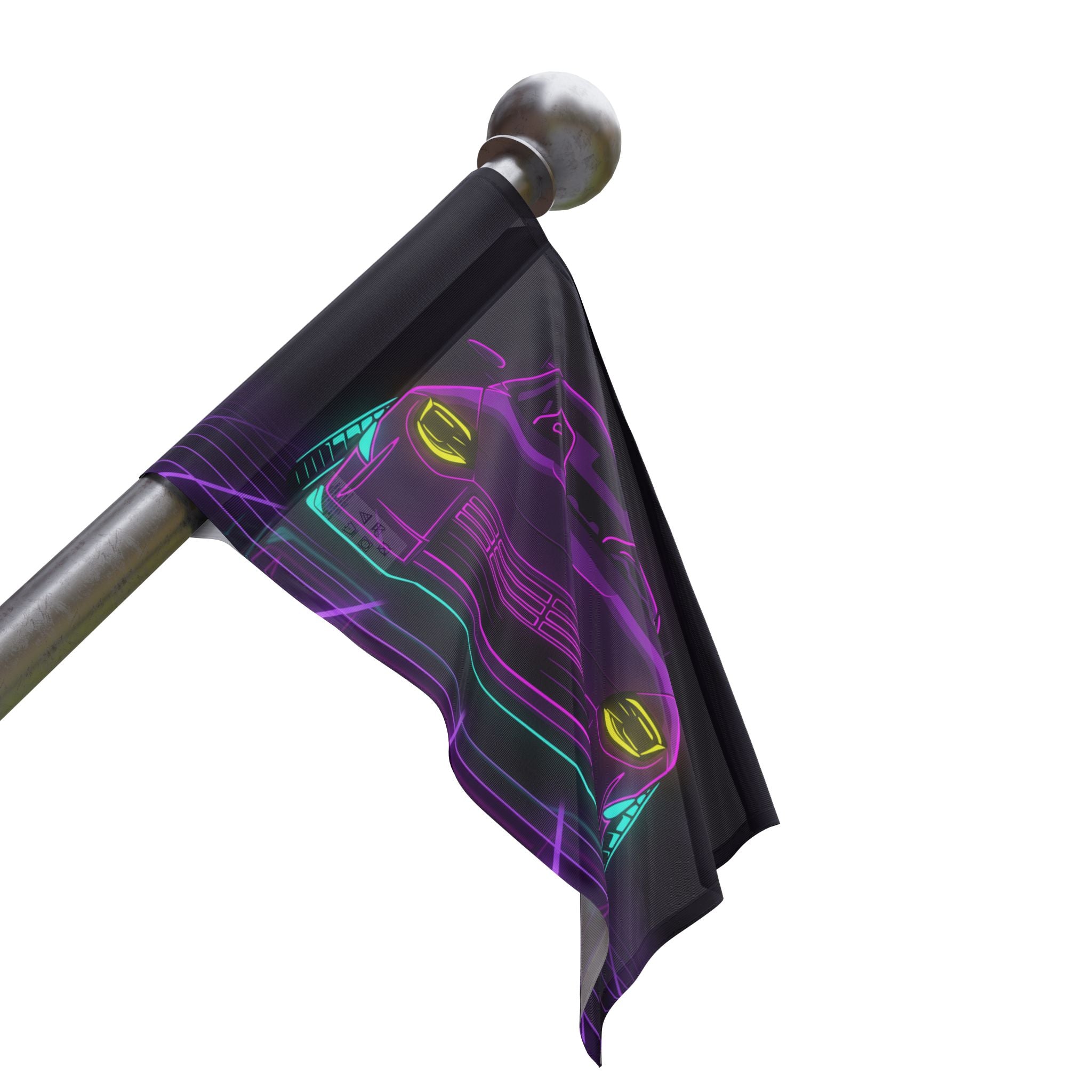 Nissan Z RZ34 (2023+) Neon Synthwave Garage Flag