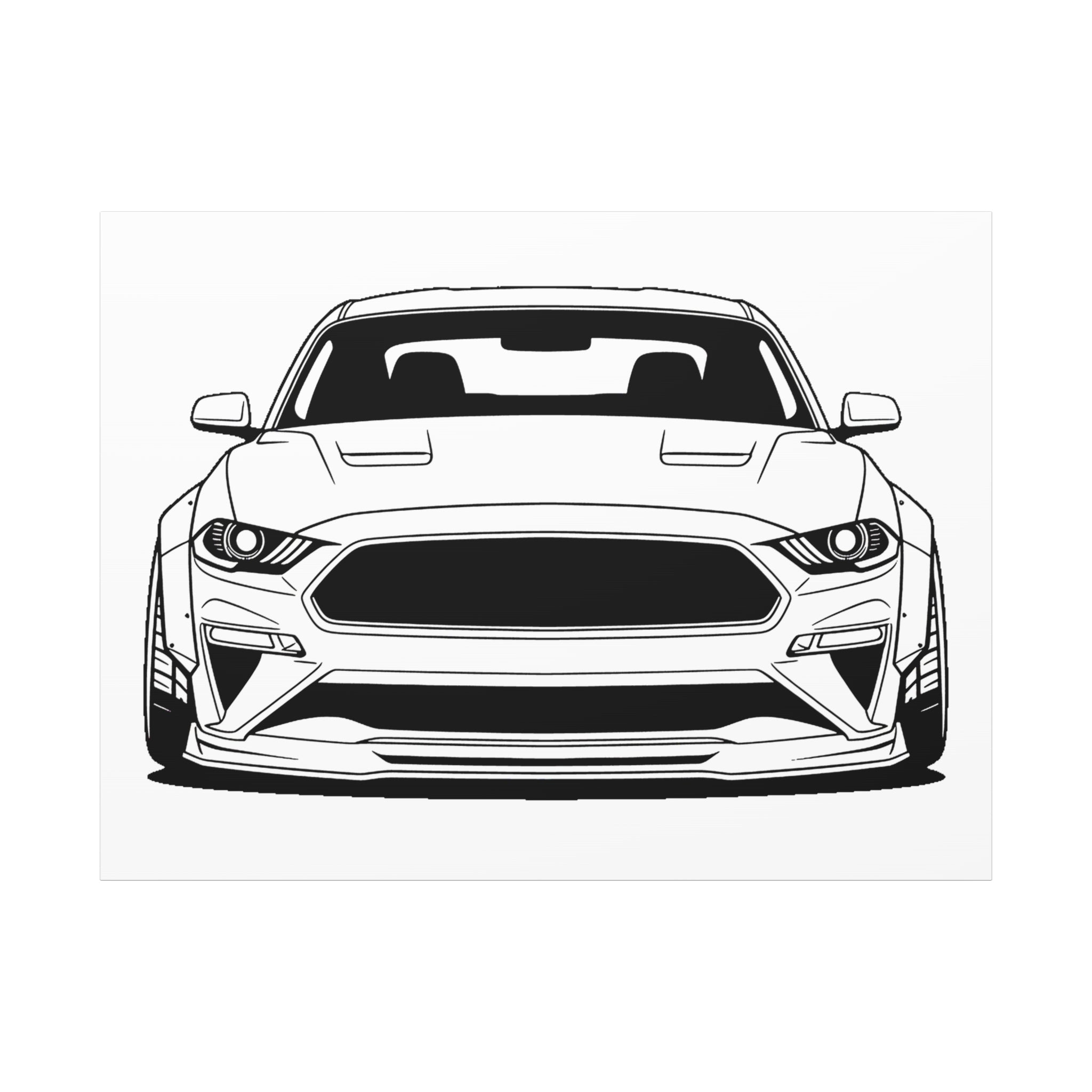 Ford Mustang GT (S650) Canvas Wall Art