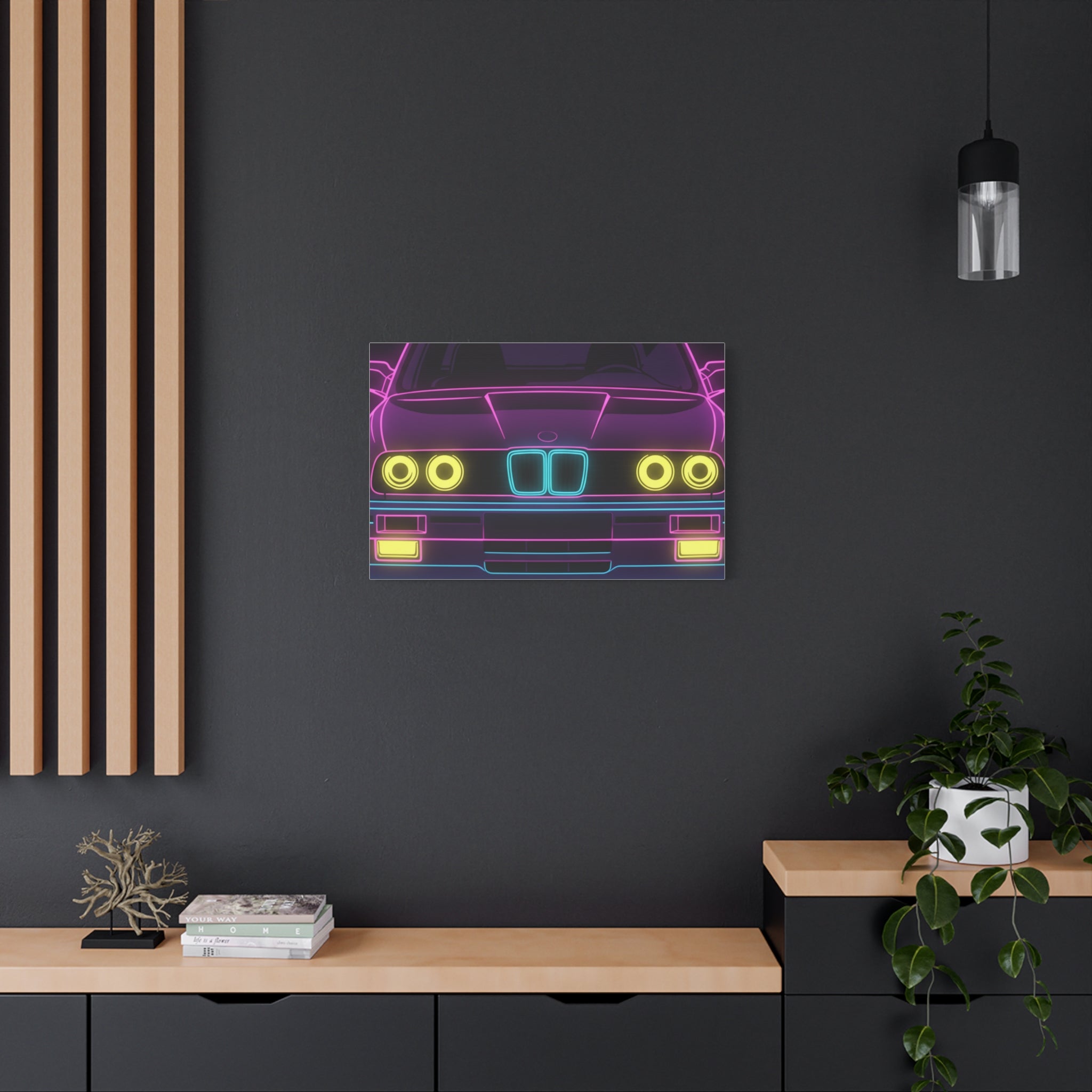 BMW E30 Canvas Wall Art
