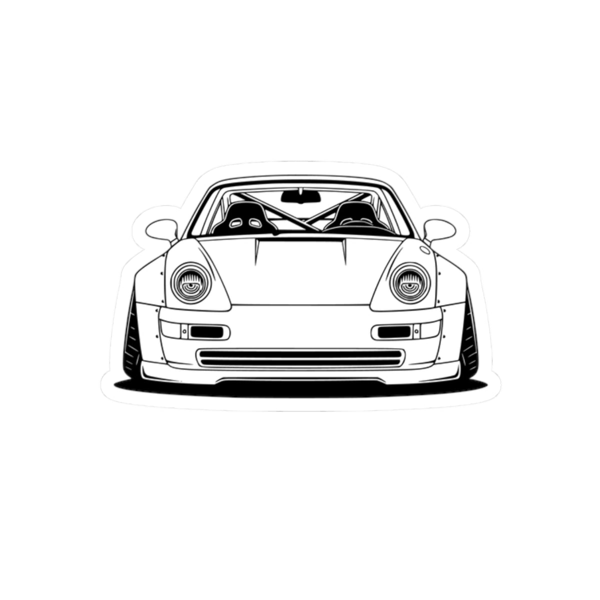 Porsche 964 Turbo Sticker