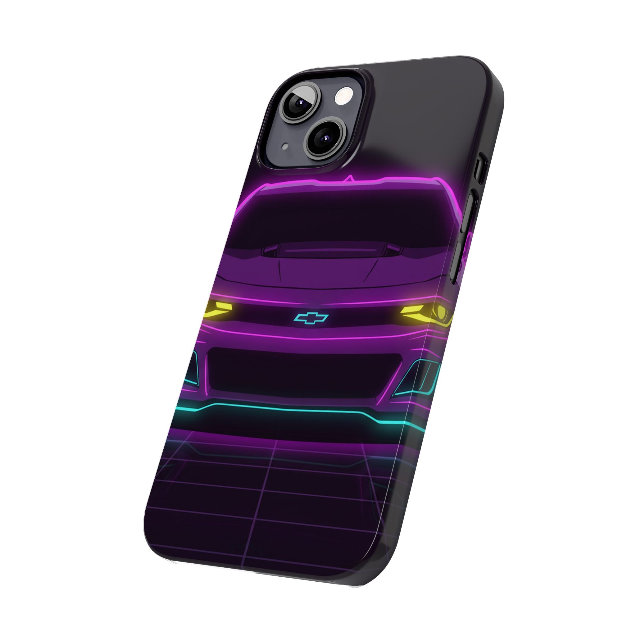 Chevrolet Camaro ZL1 Neon Synthwave Phone Case