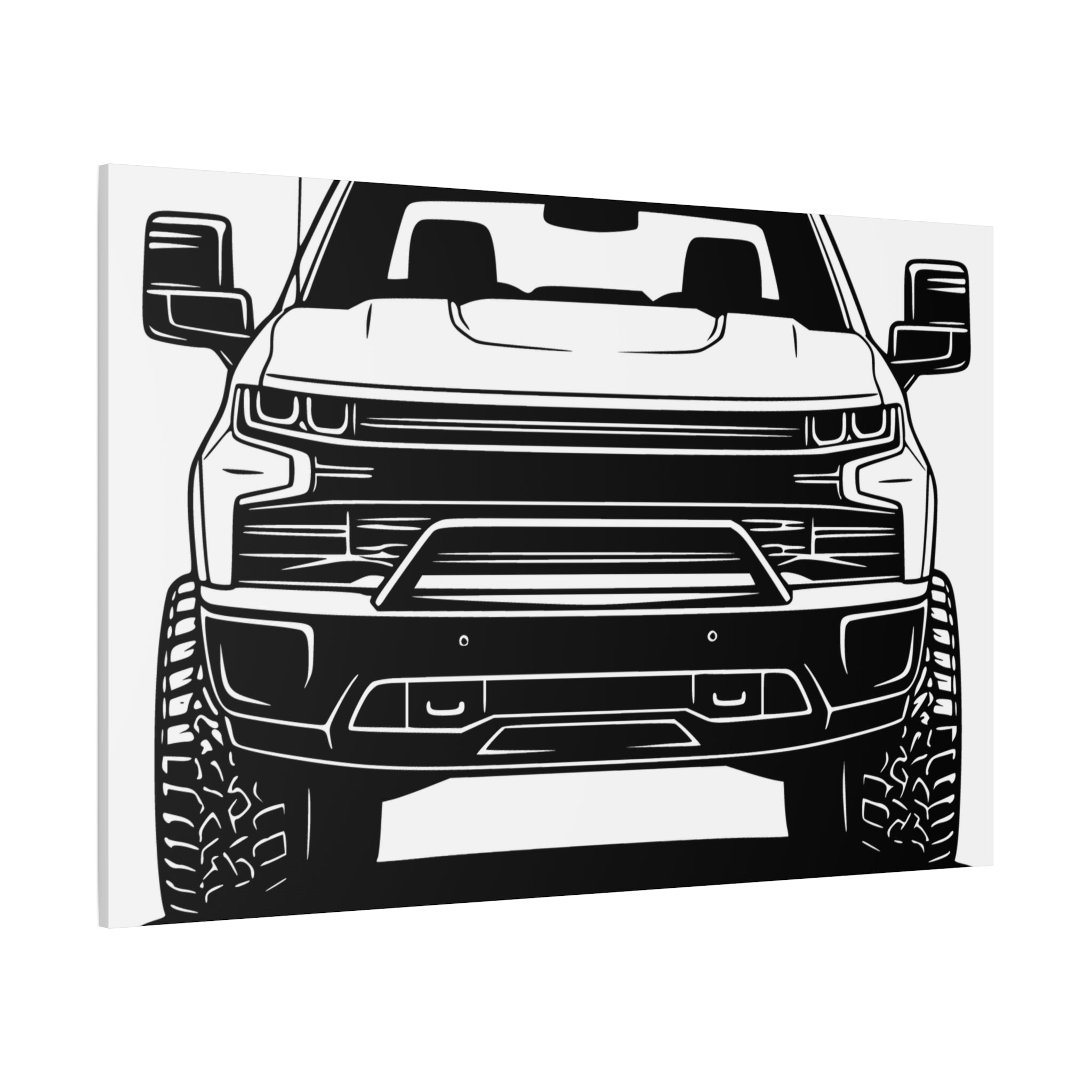 Chevy Silverado Trail Boss (2019+) Canvas Wall Art