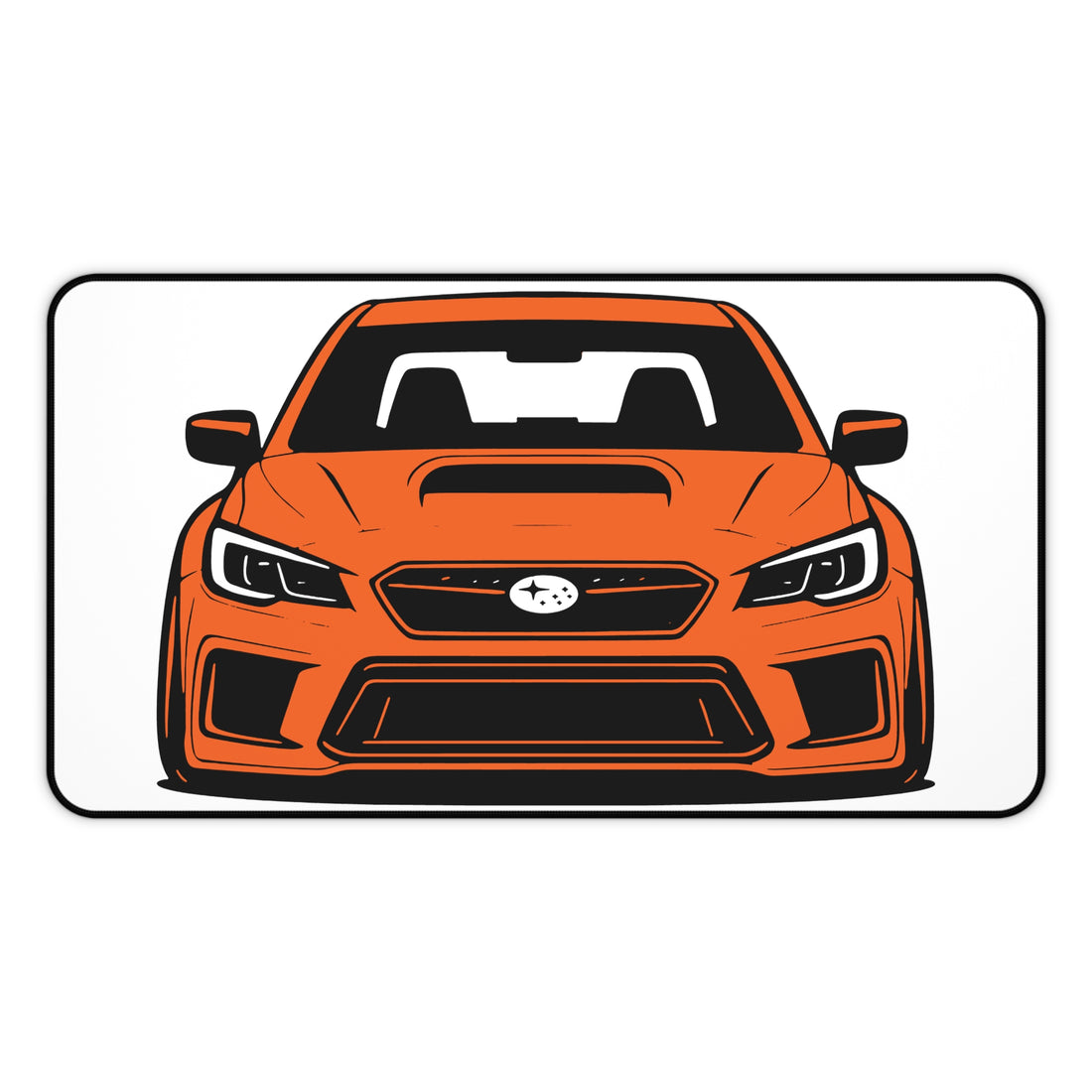 Subaru WRX Desk Mat (Orange)