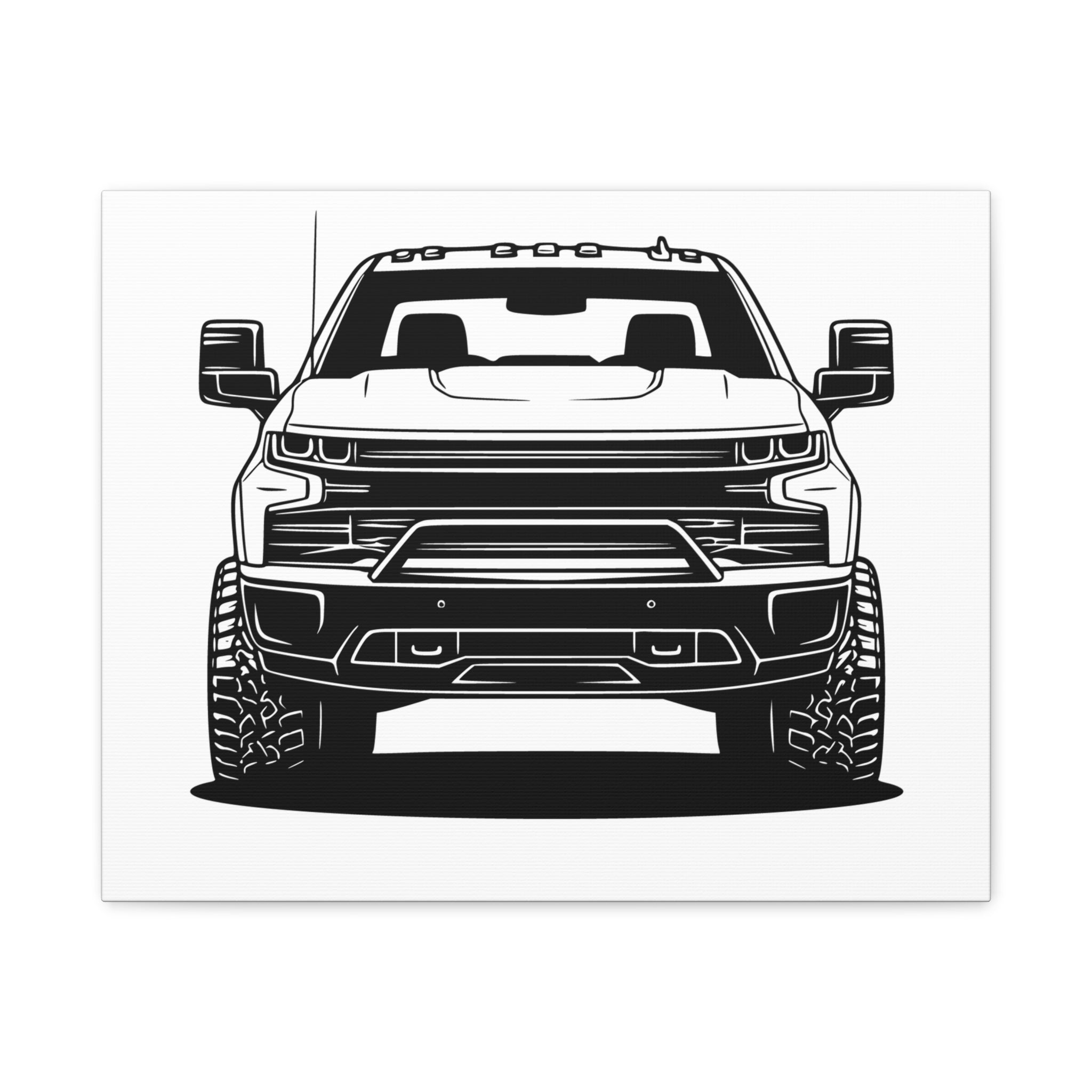 Chevy Silverado Trail Boss (2019+) Canvas Wall Art