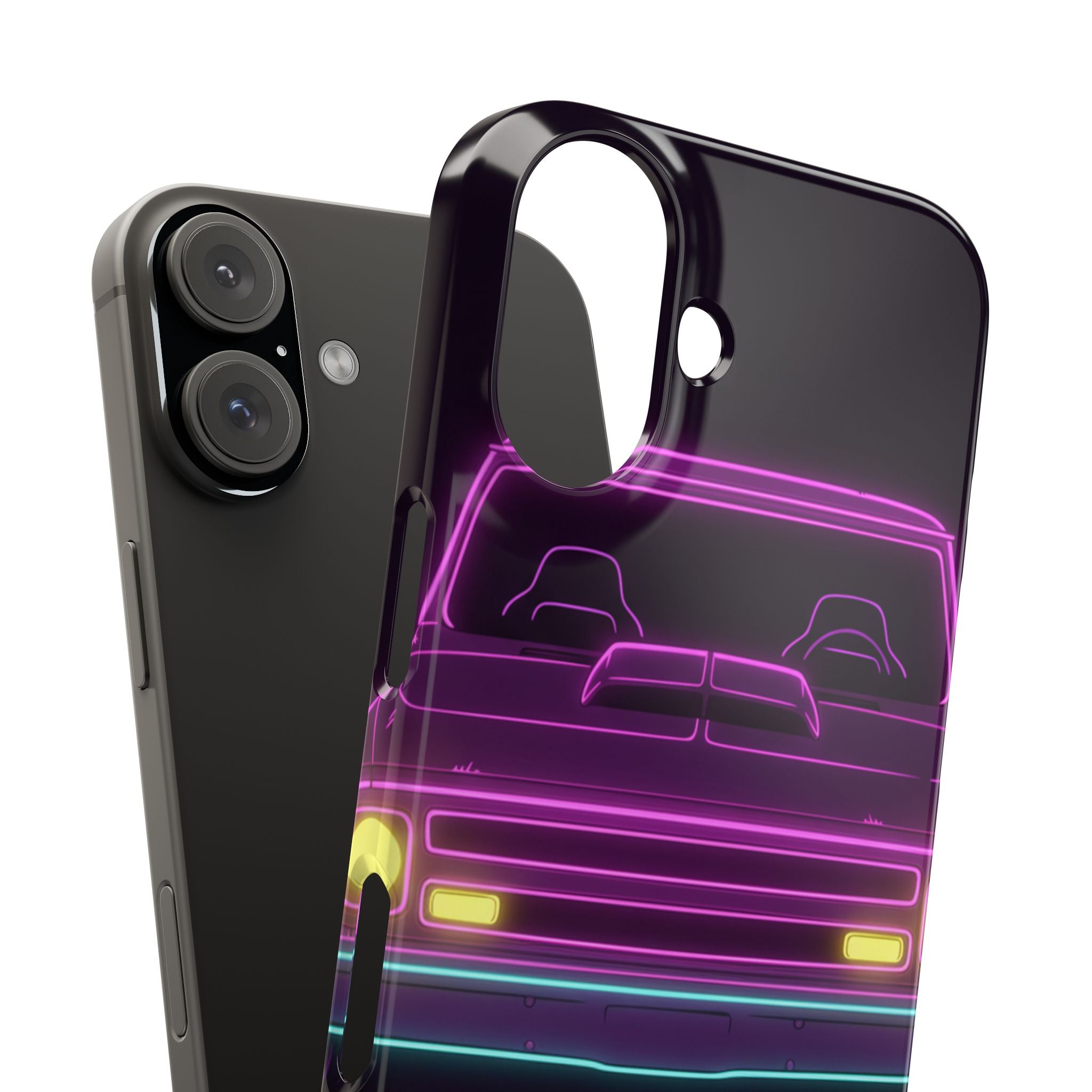 Chevy C10 Pickup (1967-72) Neon Synthwave Phone Case