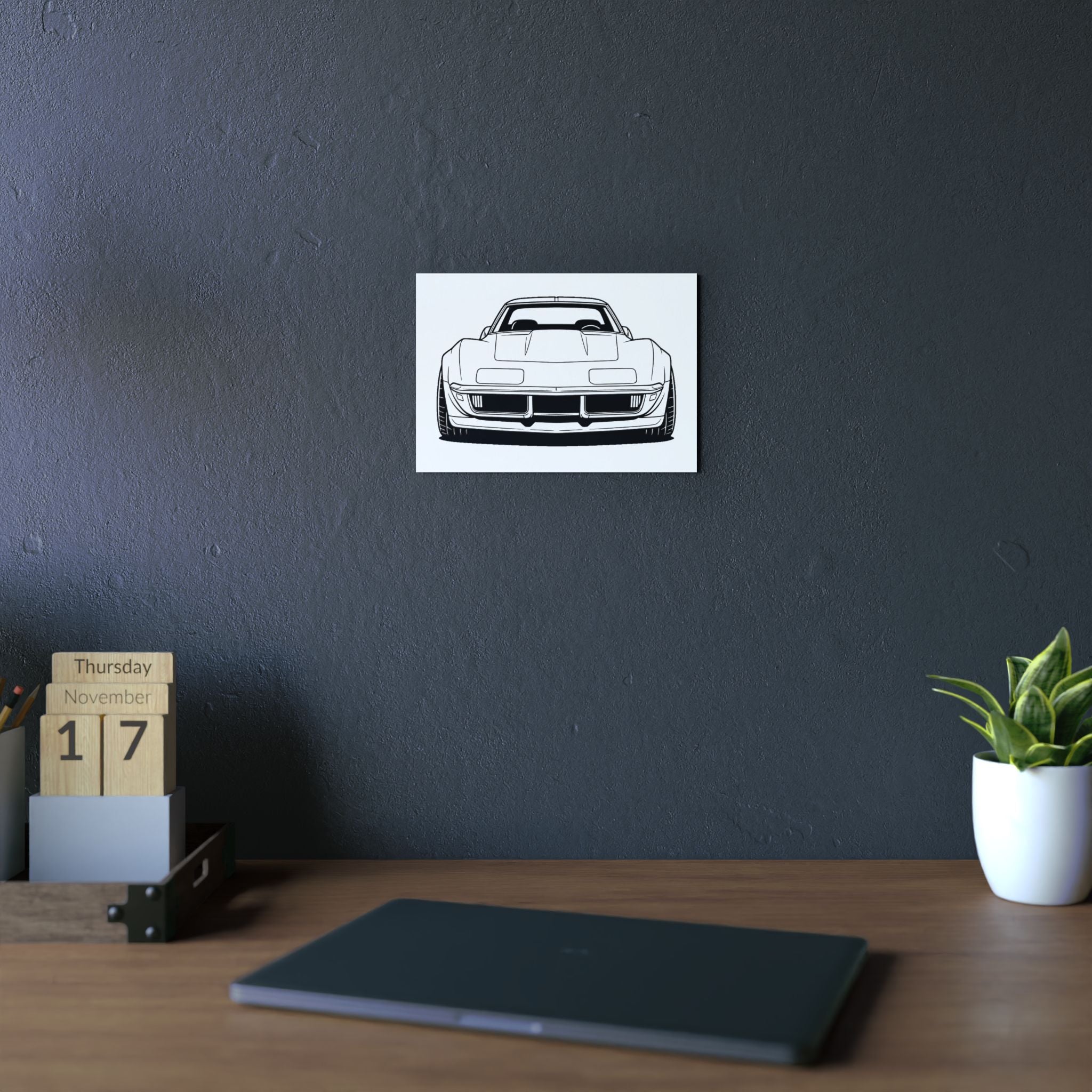 1969 Corvette Stingray C3 Metal Wall Sign