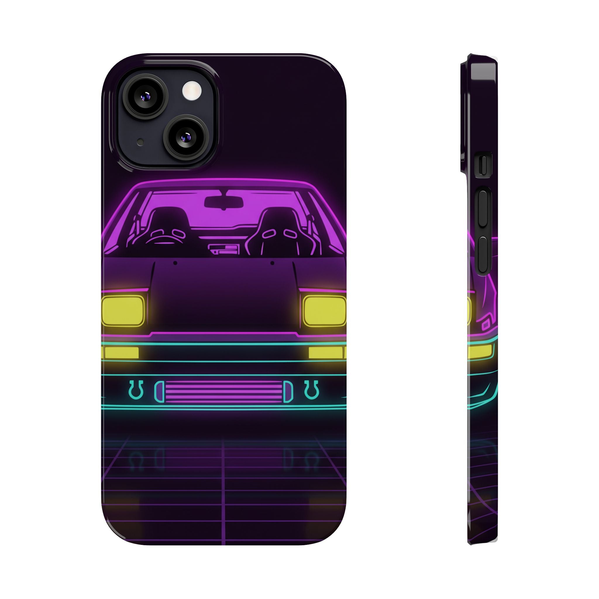 Toyota AE86 (1983-87) Neon Synthwave Phone Case