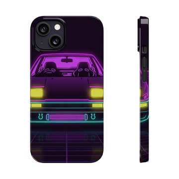 Toyota AE86 (1983-87) Neon Synthwave Phone Case