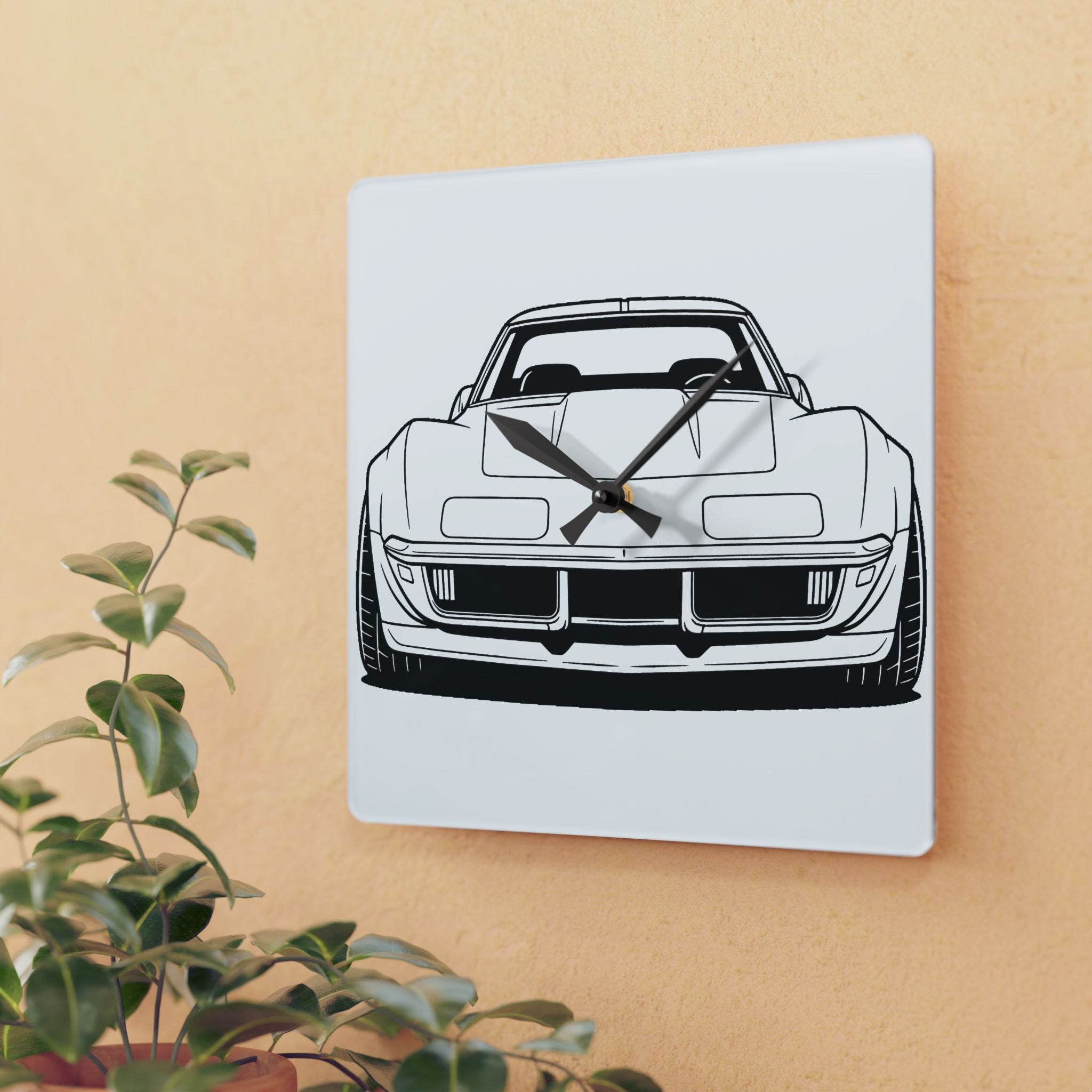 1969 Corvette Stingray C3 Wall Clock