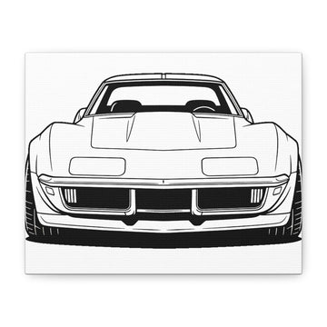 1969 Corvette Stingray C3 Canvas Wall Art
