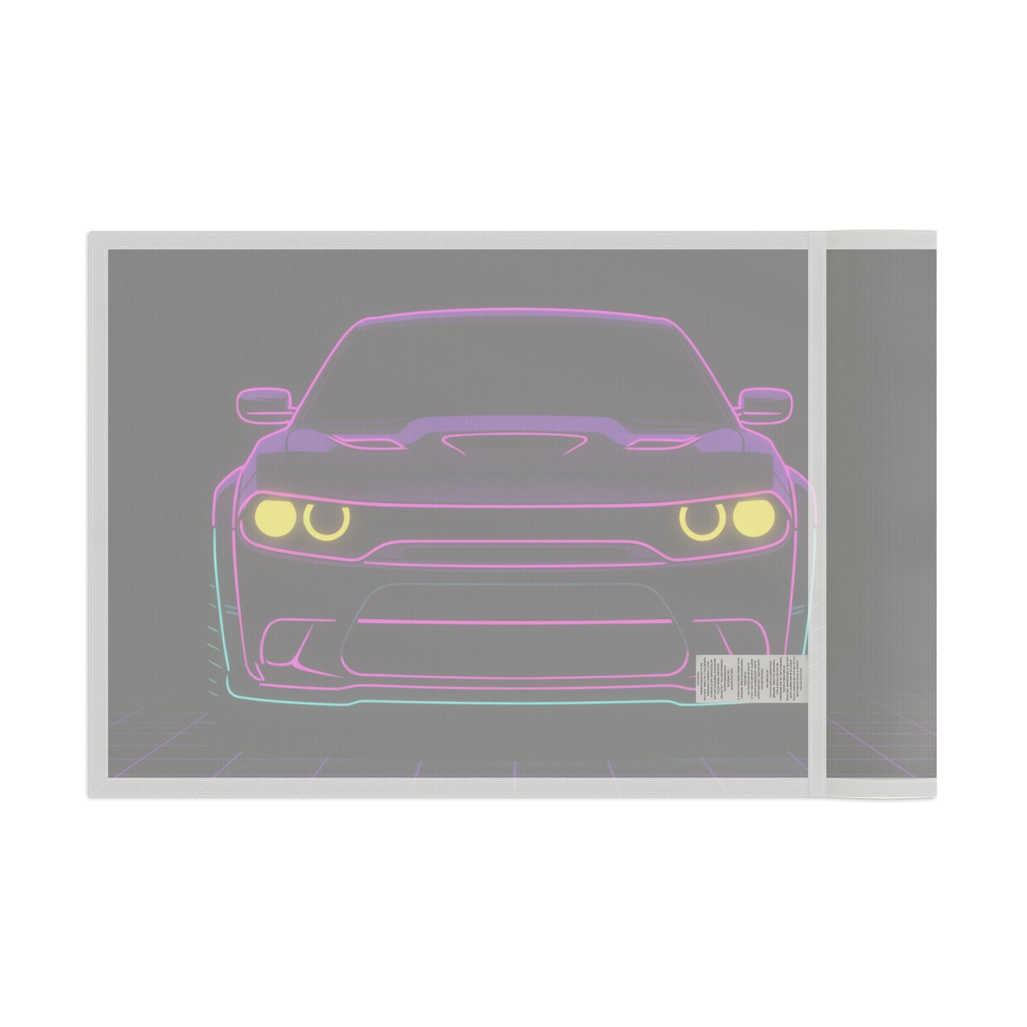 Dodge Challenger SRT Hellcat Garage Flag