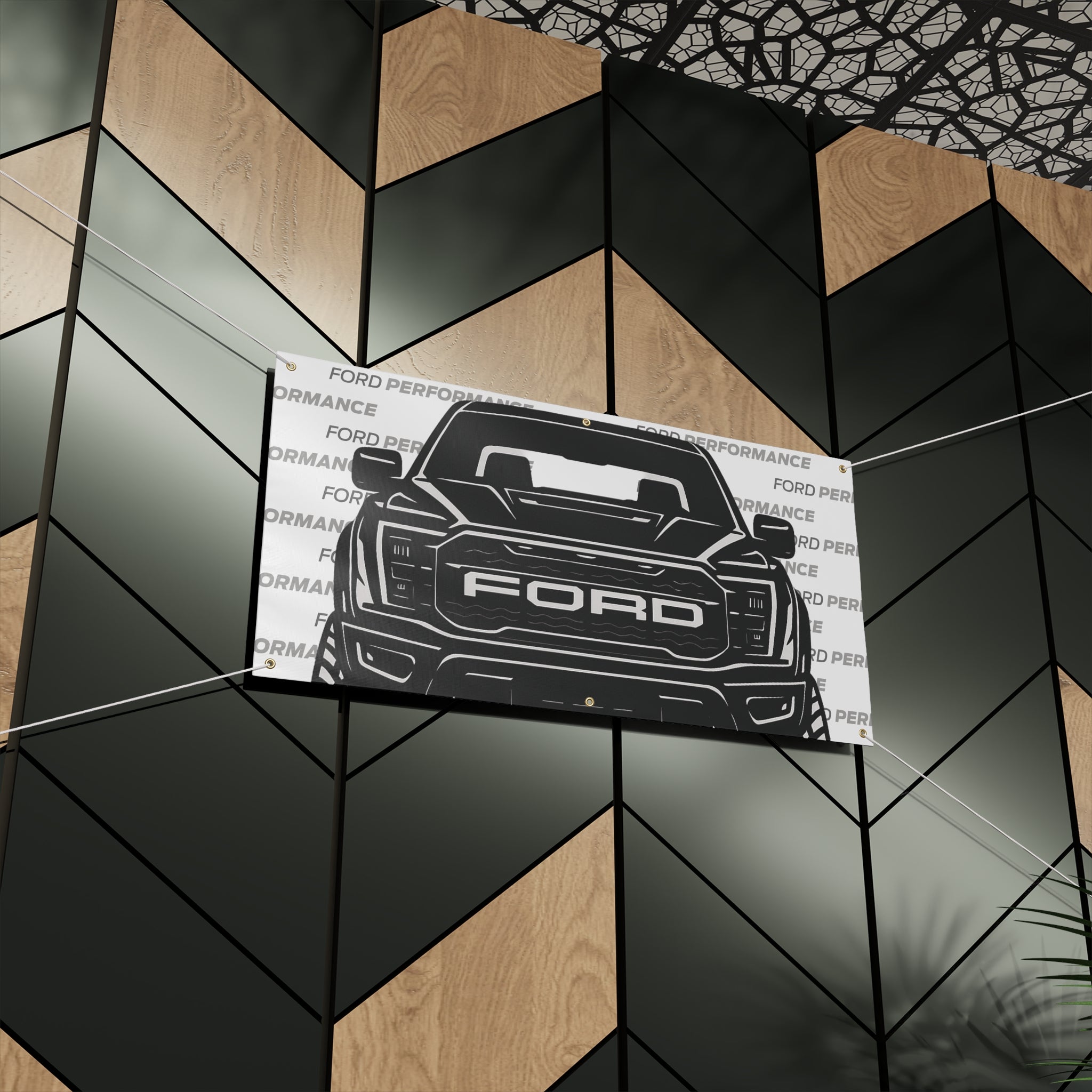 Ford Raptor (Gen 3) Banner Greyscale