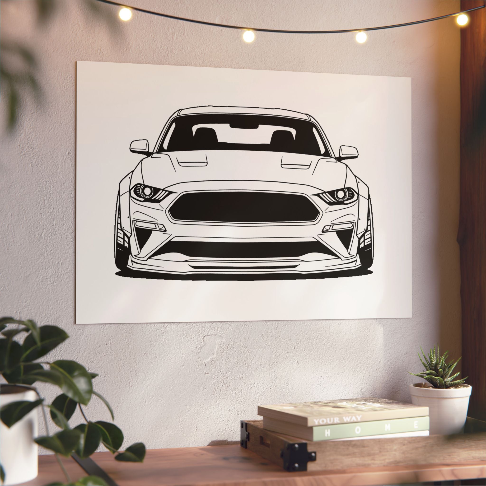 Ford Mustang GT (S650) Metal Wall Sign