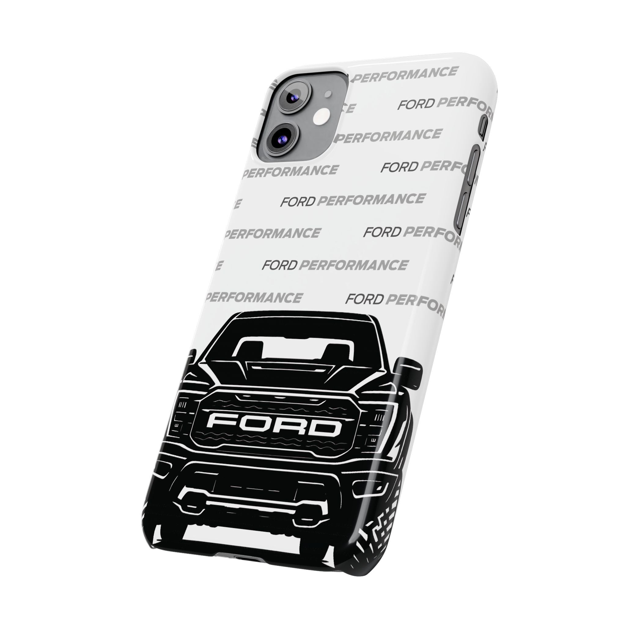 Ford Raptor (Gen 3) Slim Phone Case Greyscale