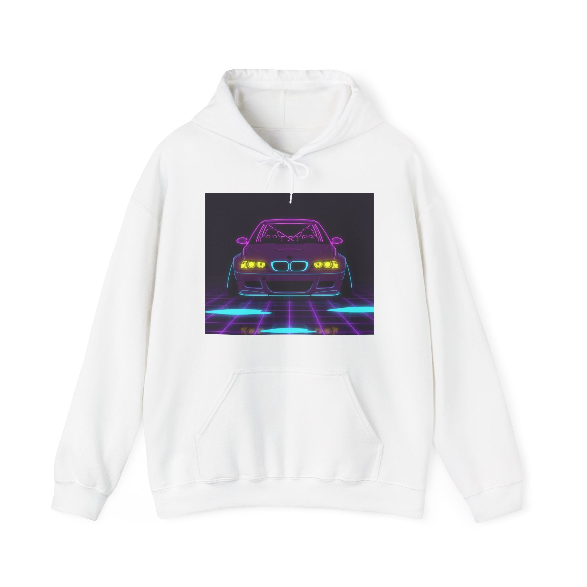 BMW E46 M3 (2000-06) Neon Synthwave Unisex Hoodie