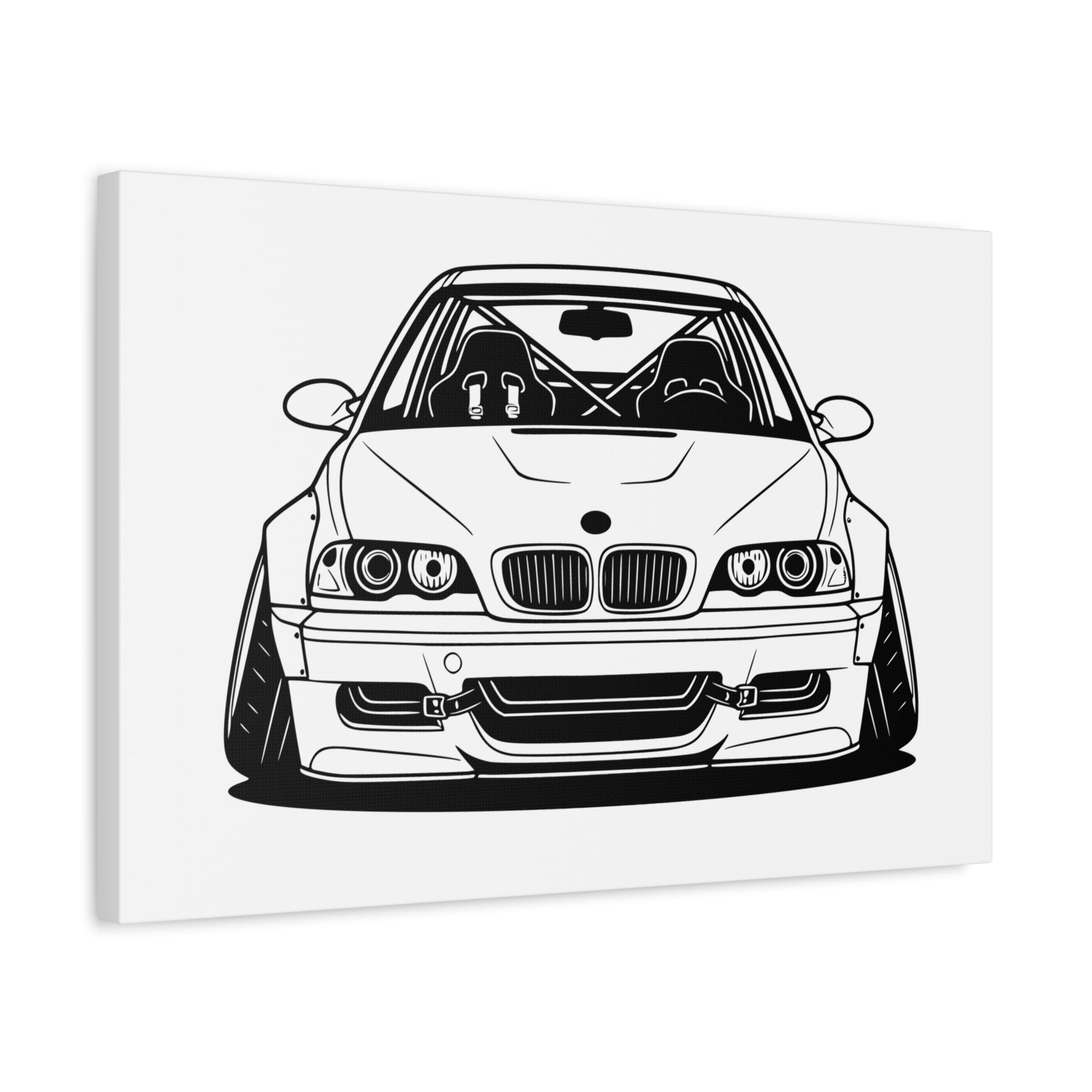 BMW E46 M3 (2000-06) Canvas Wall Art