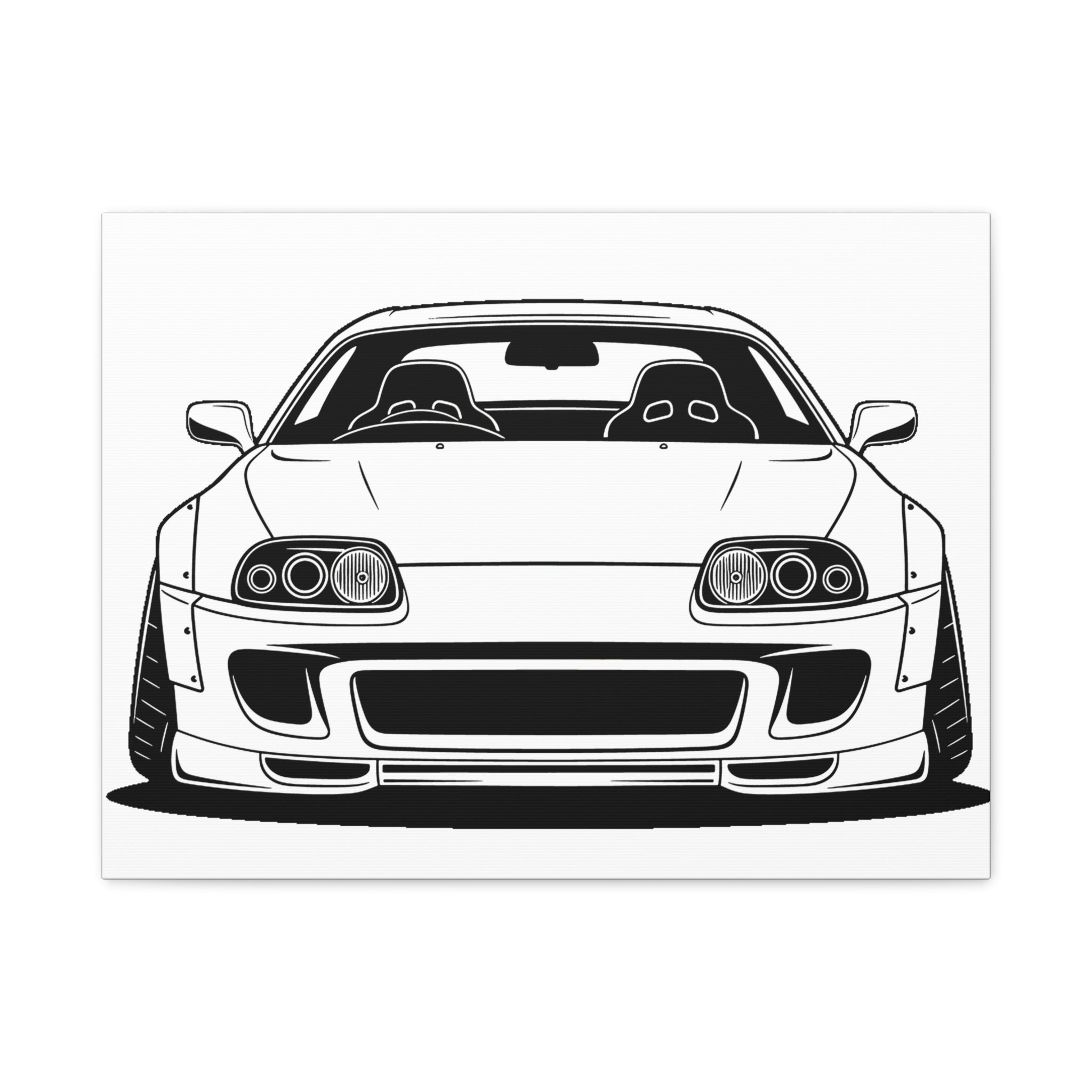 Toyota Supra MK4 Canvas Wall Art
