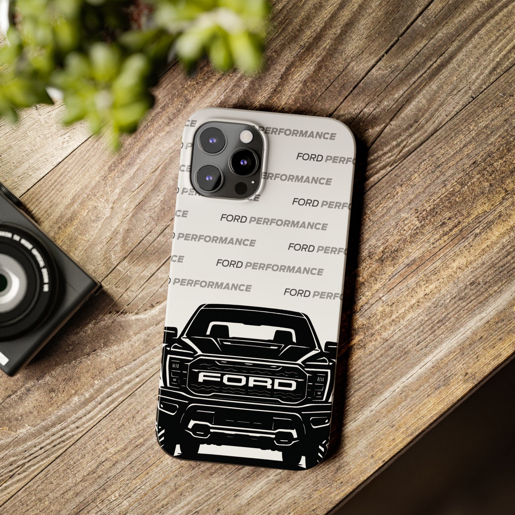 Ford Raptor (Gen 3) Slim Phone Case Greyscale