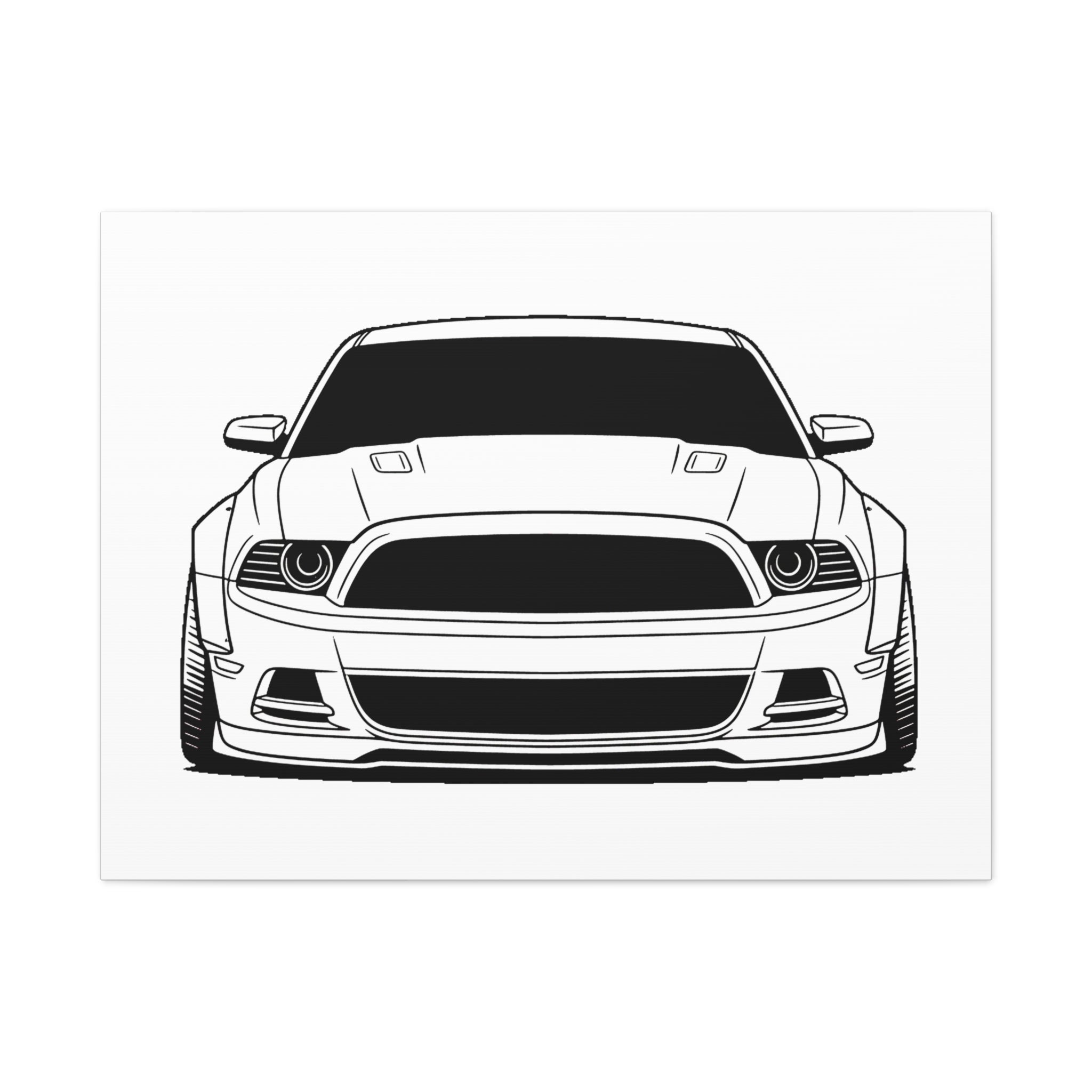Ford Mustang GT (S197) Canvas Wall Art