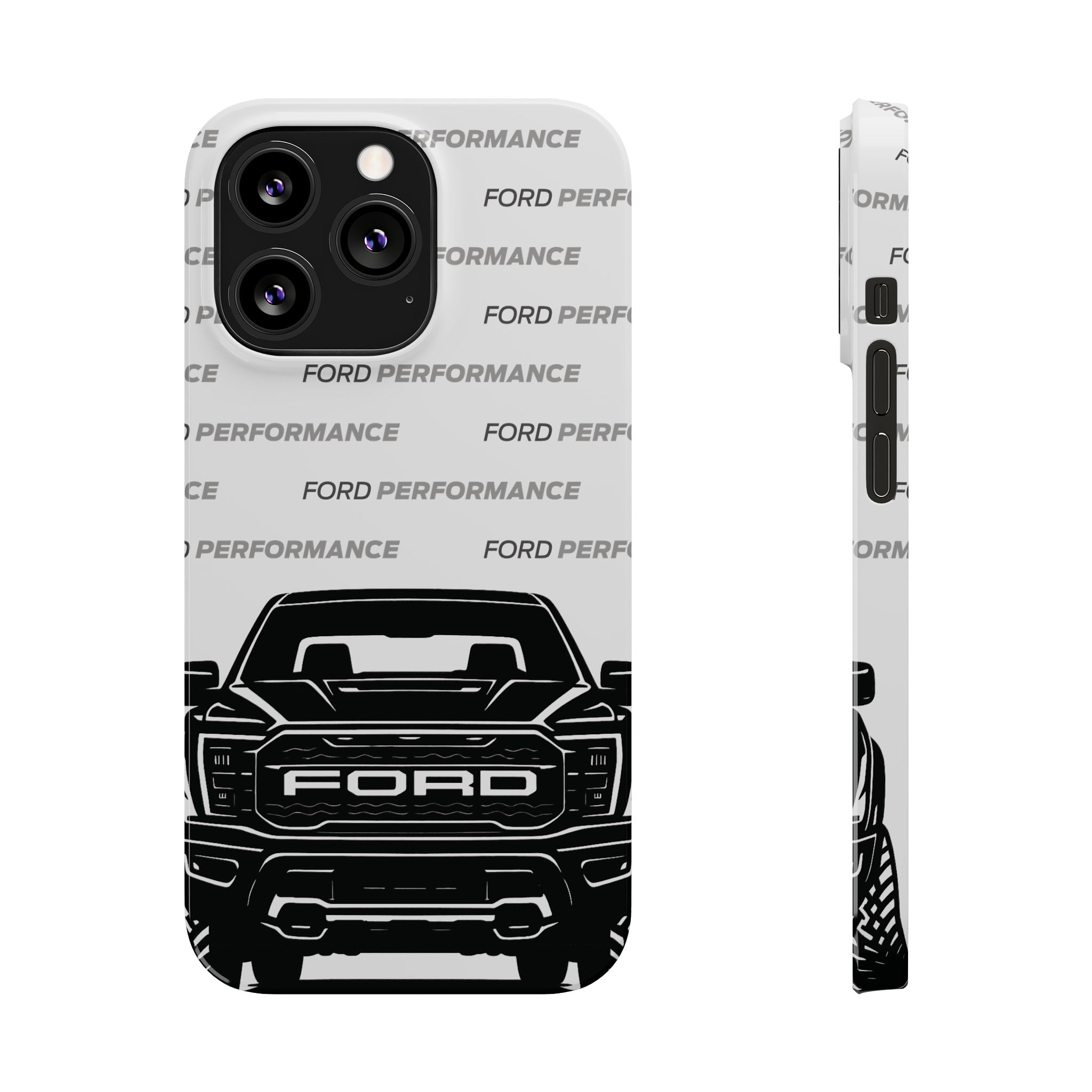 Ford Raptor (Gen 3) Slim Phone Case Greyscale