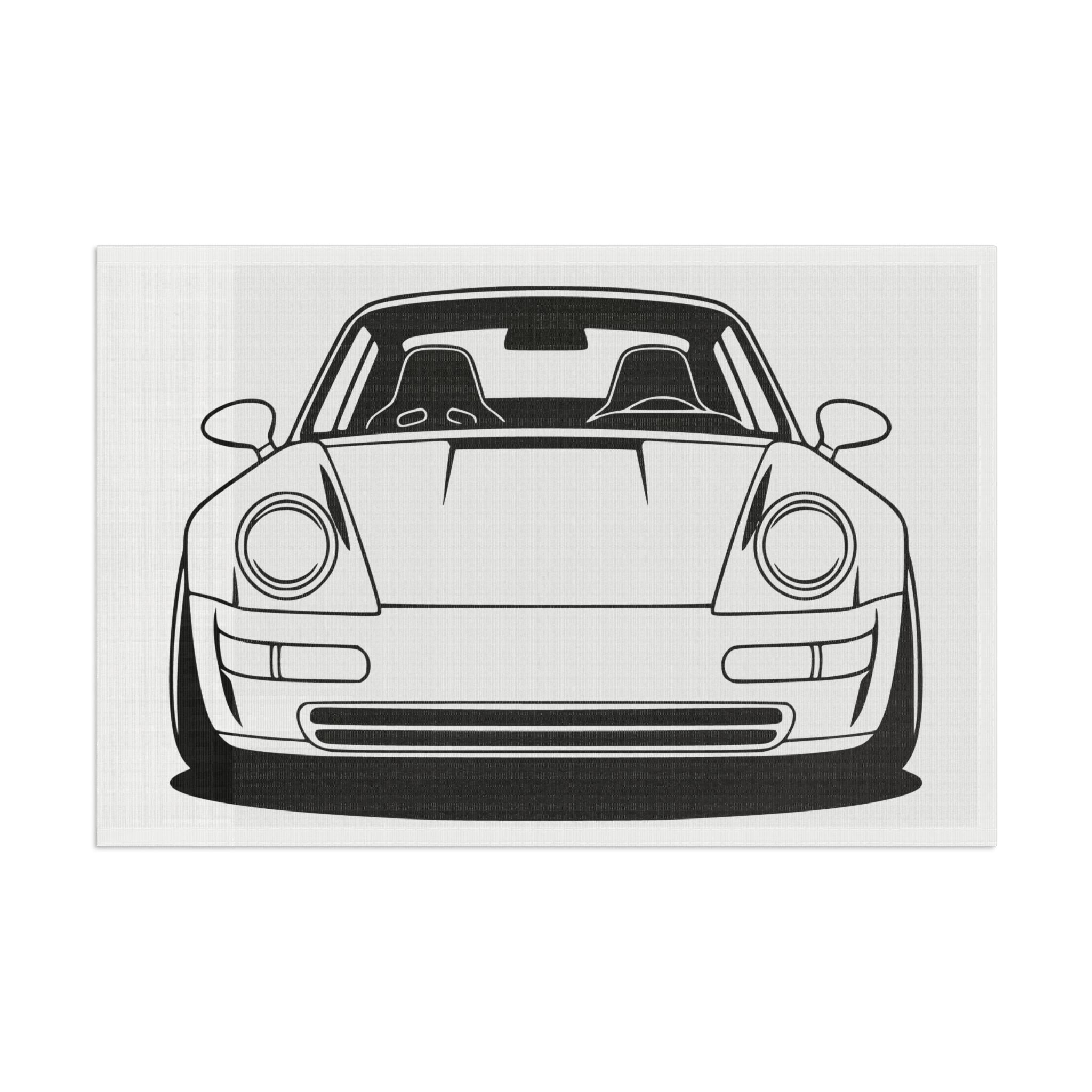 Porsche 964 Singer Garage Flag