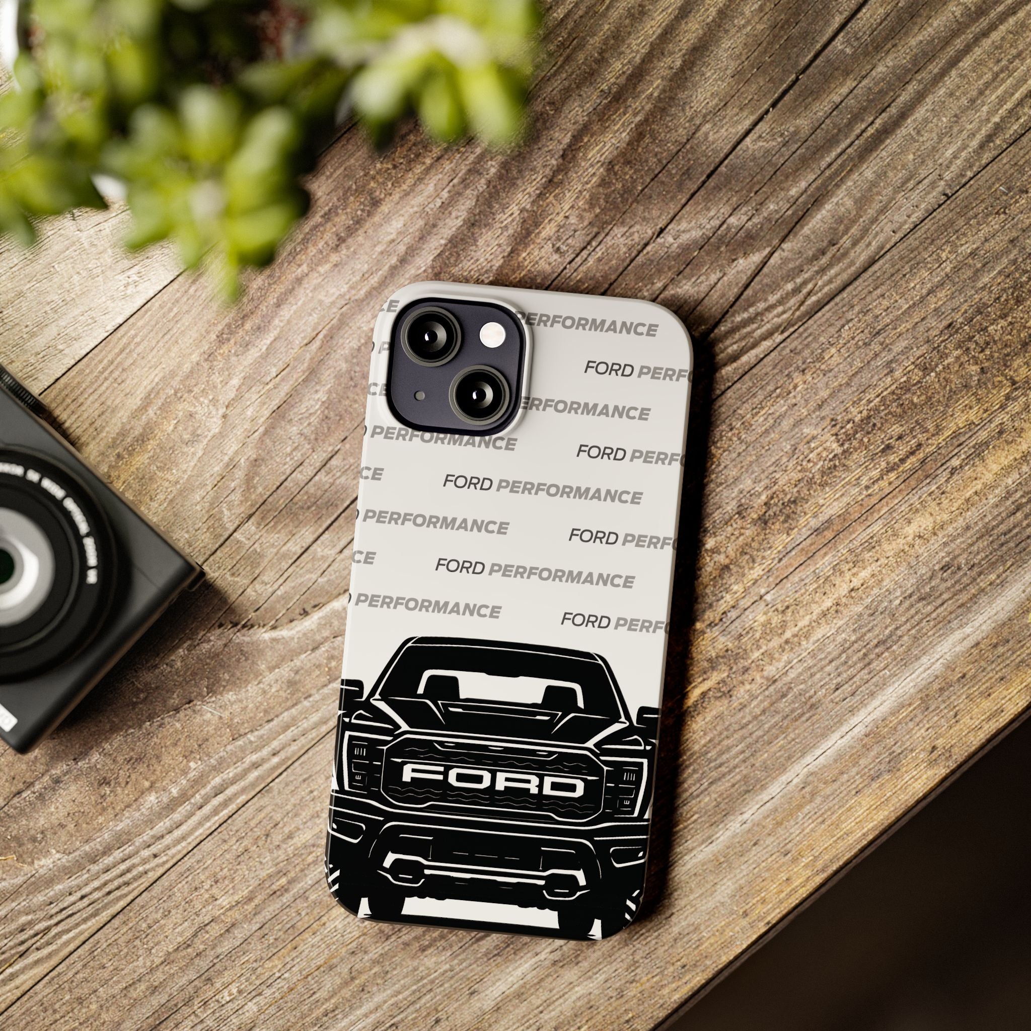 Ford Raptor (Gen 3) Slim Phone Case Greyscale