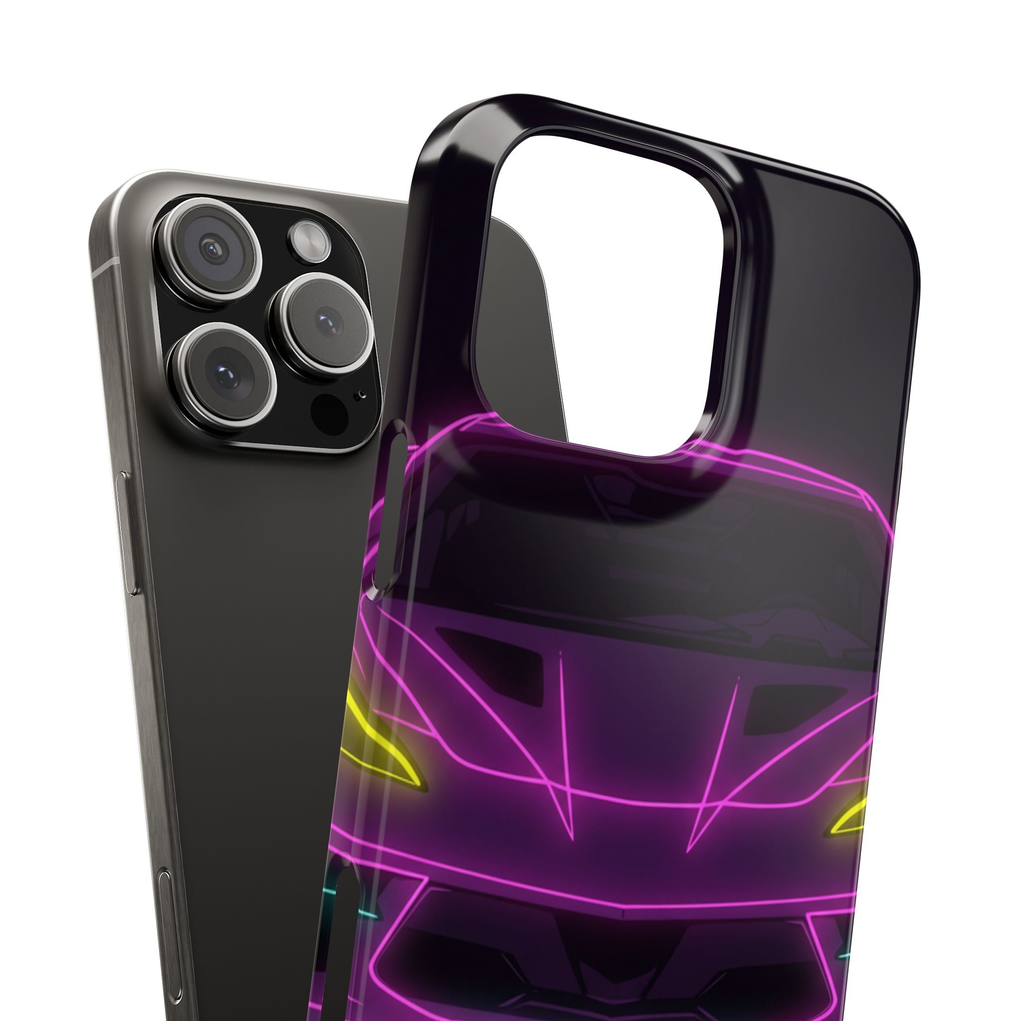 Corvette C8 (2020+) Neon Synthwave Phone Case