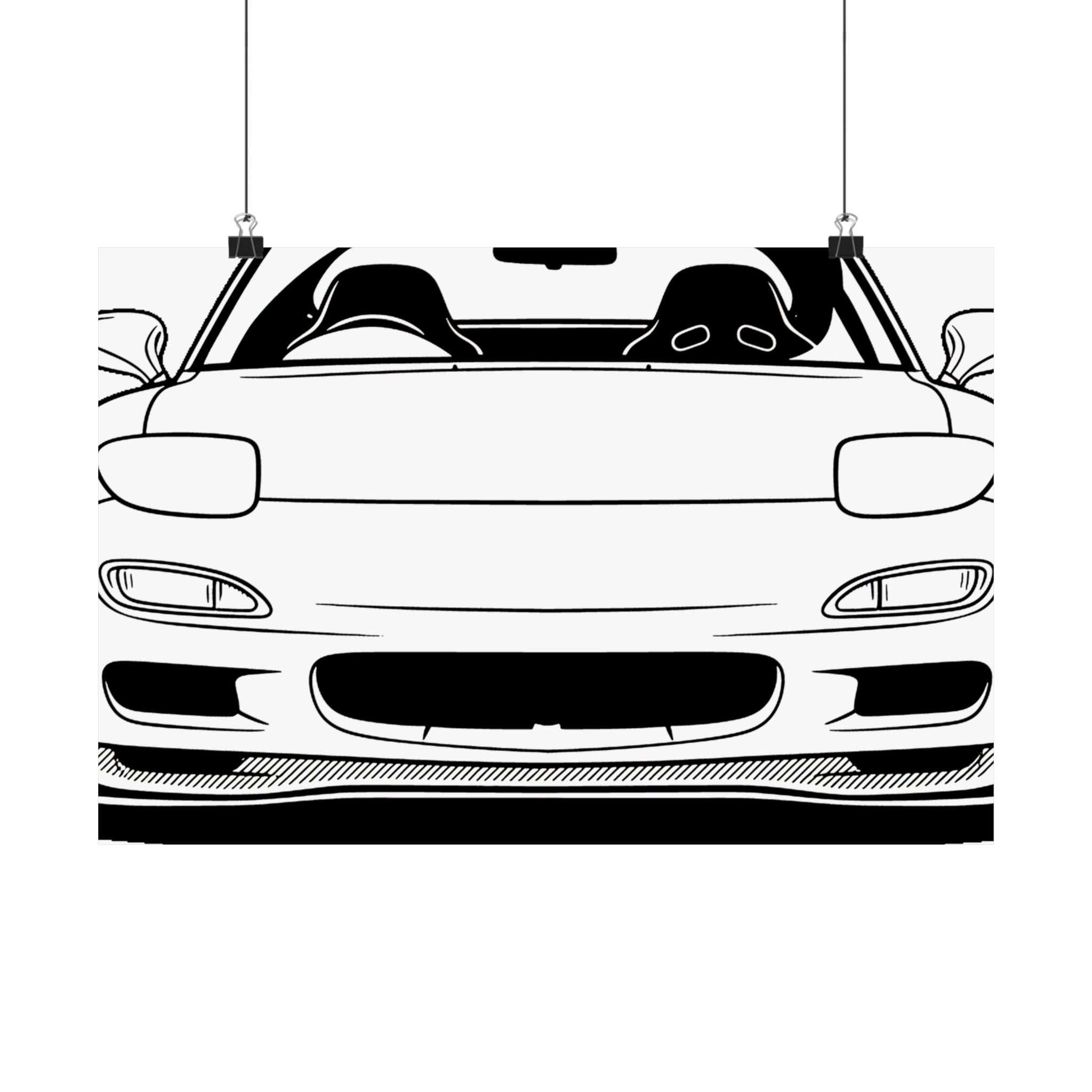 Mazda RX-7 FD Poster
