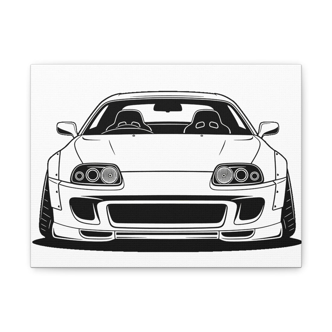 Toyota Supra MK4 Canvas Wall Art