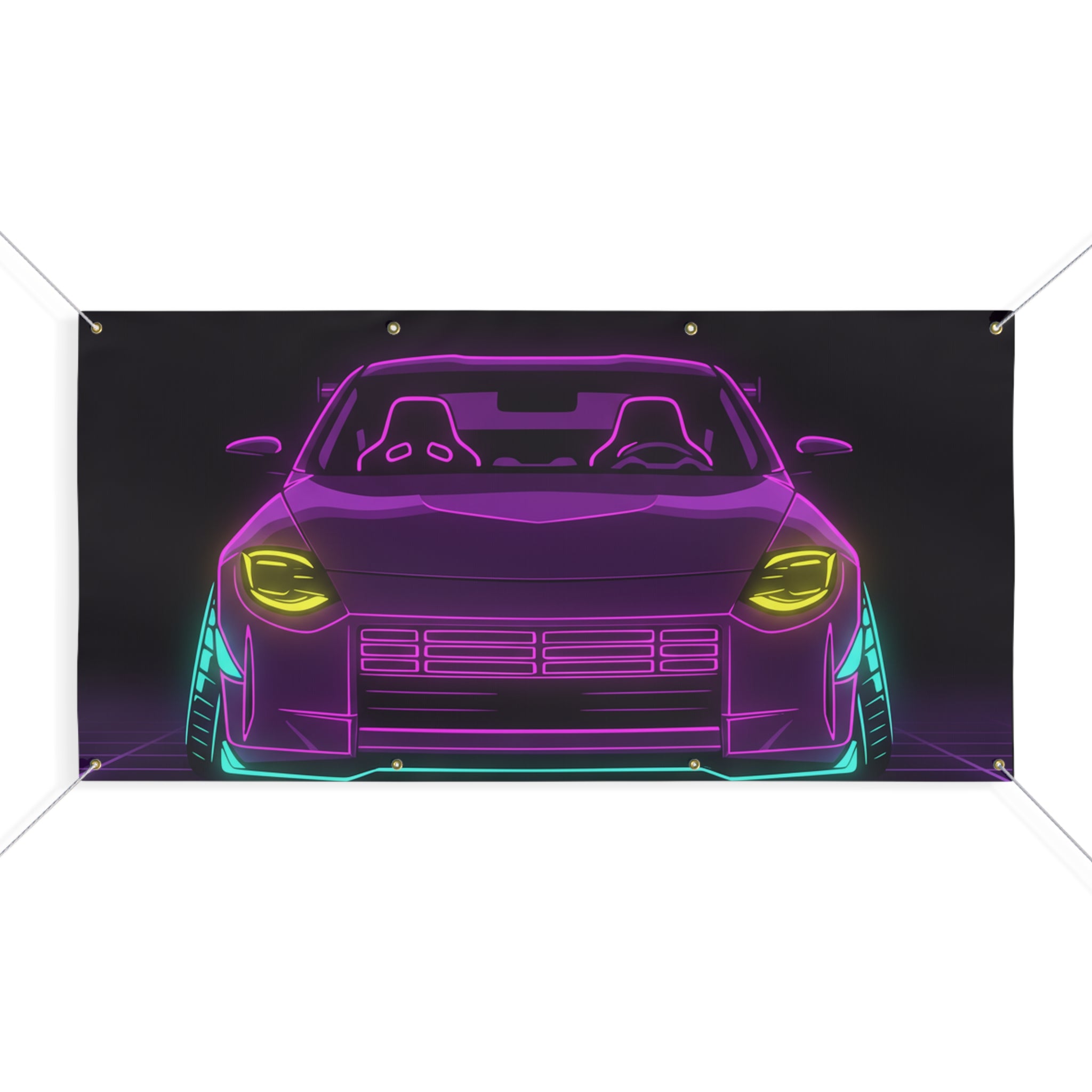 Nissan Z RZ34 (2023+) Neon Synthwave Banner